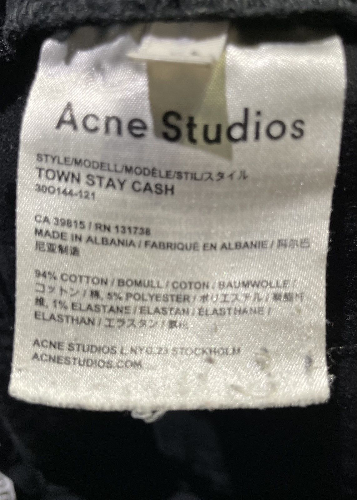 Acne Studios ACNE STUDIOS 1981M Straight-Leg Jeans Size US 30 / EU 46 - 7 Thumbnail