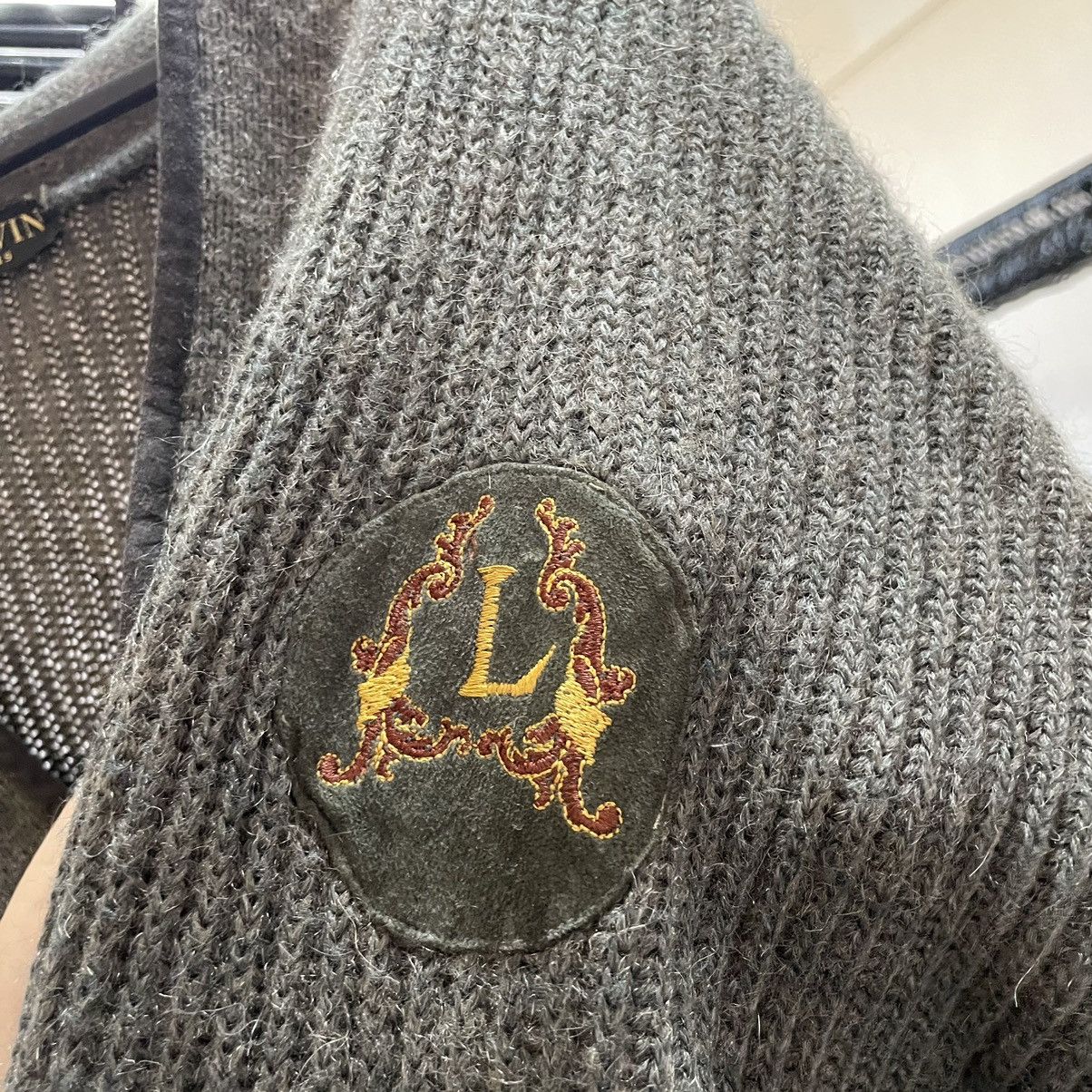 Lanvin Rare 80s Lanvin alpaca Sweater cardigan 90s baggy old money Size US M / EU 48-50 / 2 - 2 Thumbnail
