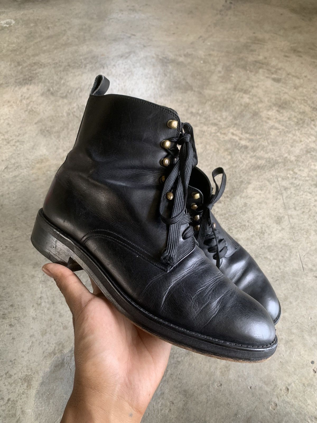 Jean Paul Gaultier Jean Paul Gaultier Archives Combat Boots Size US 7.5 / IT 37.5 - 3 Thumbnail