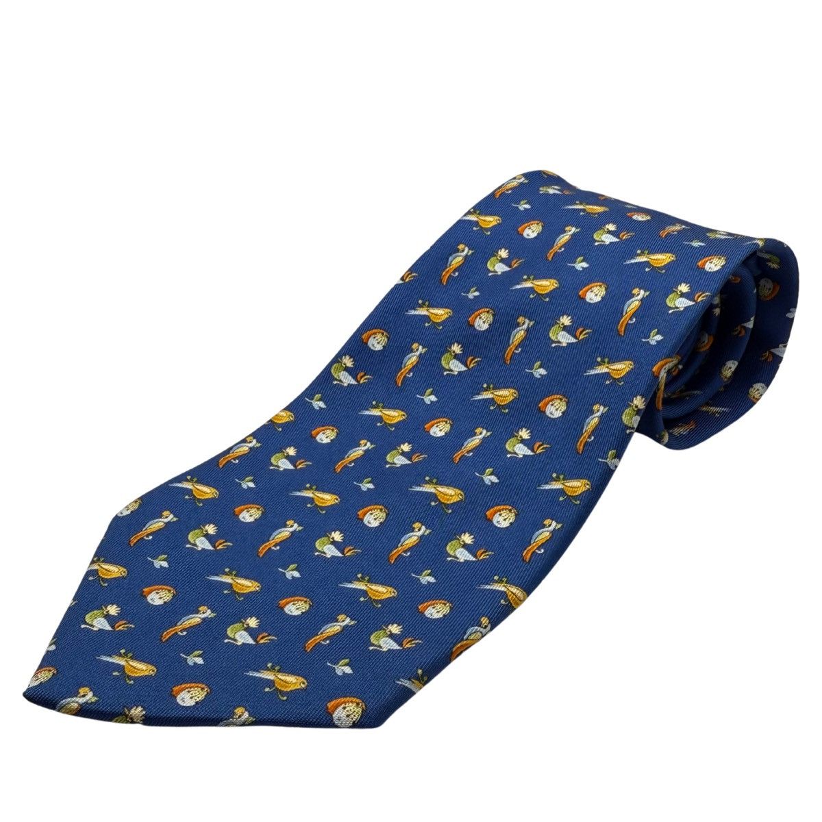 Salvatore Ferragamo Salvatore Ferragamo Silk Tie, Blue, Made in Italy, Like New Size ONE SIZE - 1 Thumbnail