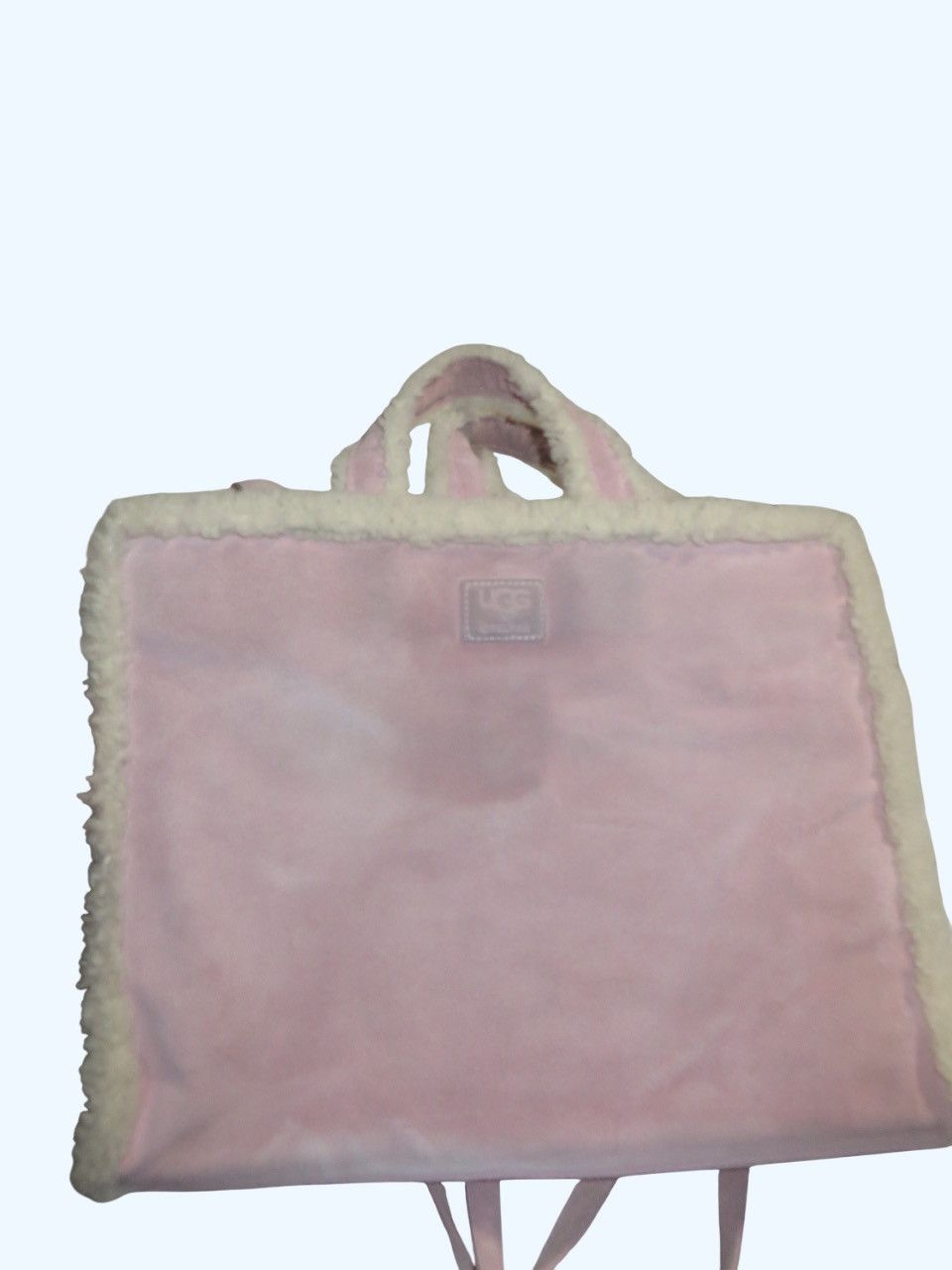 Telfar × Ugg Telfar xUGG Medium Shopper – Pink Shearling (Rare) Size ONE SIZE - 6 Thumbnail