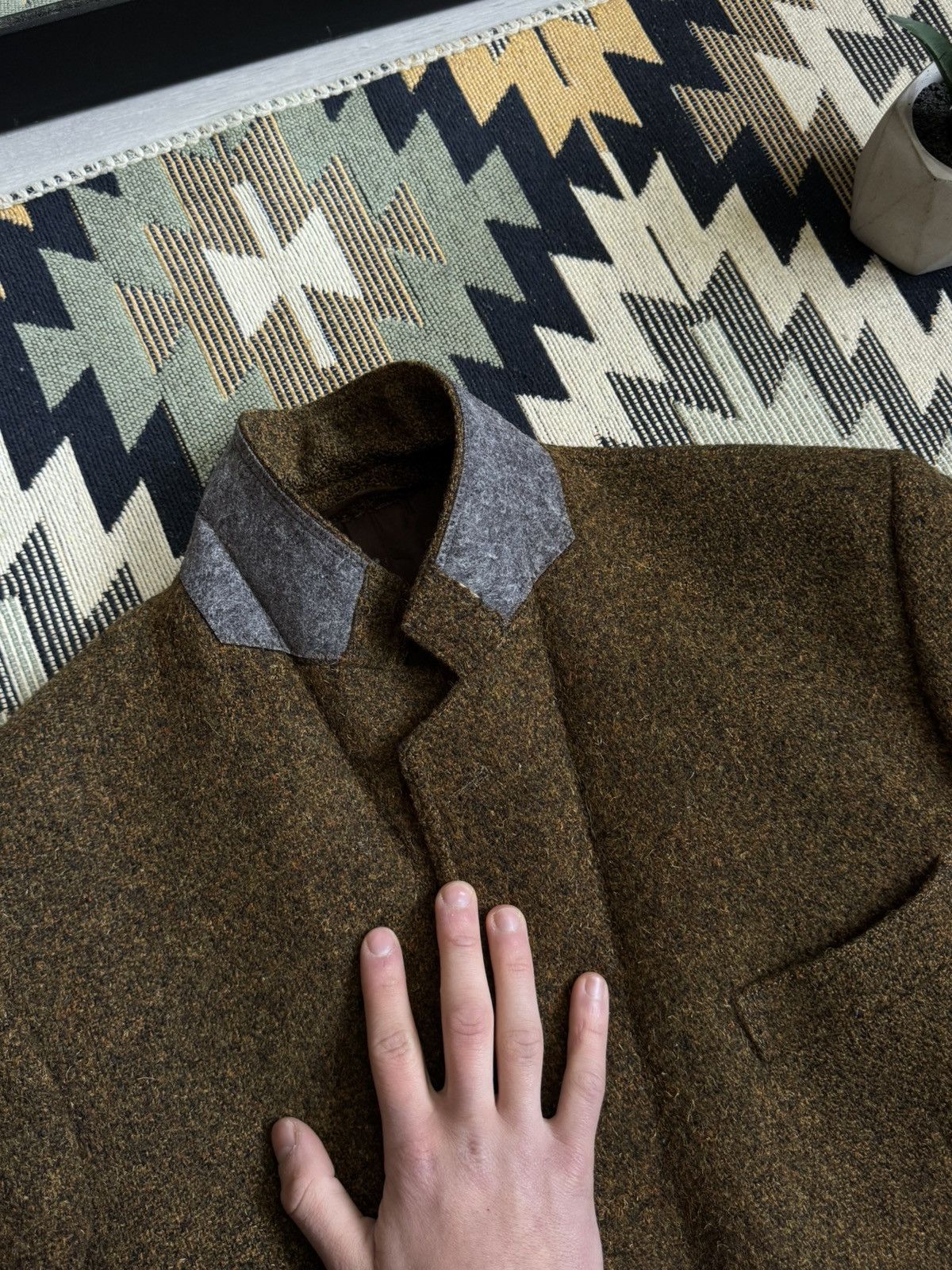 Harris Tweed Vintage Harris Tweed Wool Blazer Size 44R - 7 Thumbnail