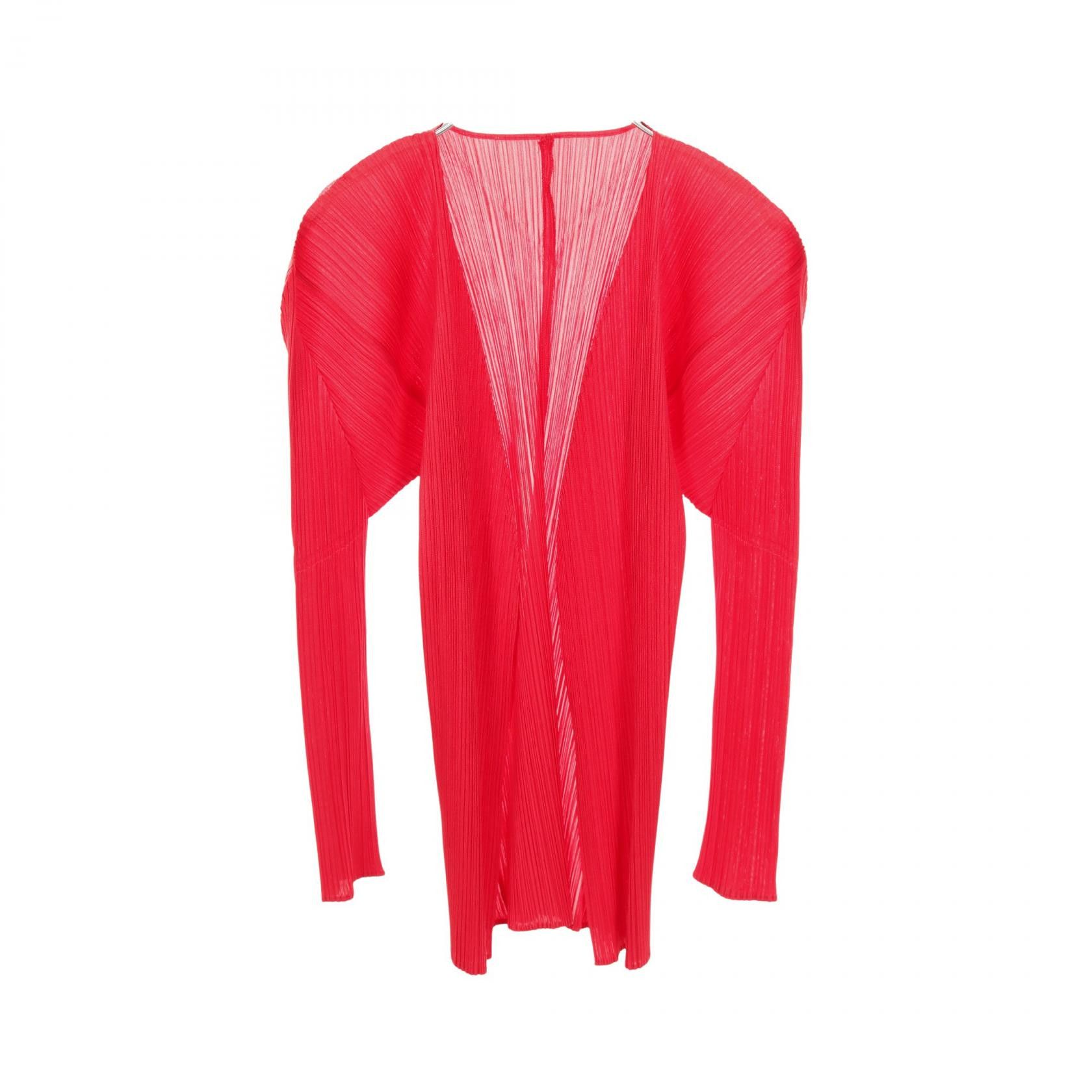 Other Other PLEATS PLEASE PP04-J0607 Polyester Cardigan Plastic Tops PP04-J0607 DUTY FREE for USA Size ONE SIZE - 1 Thumbnail