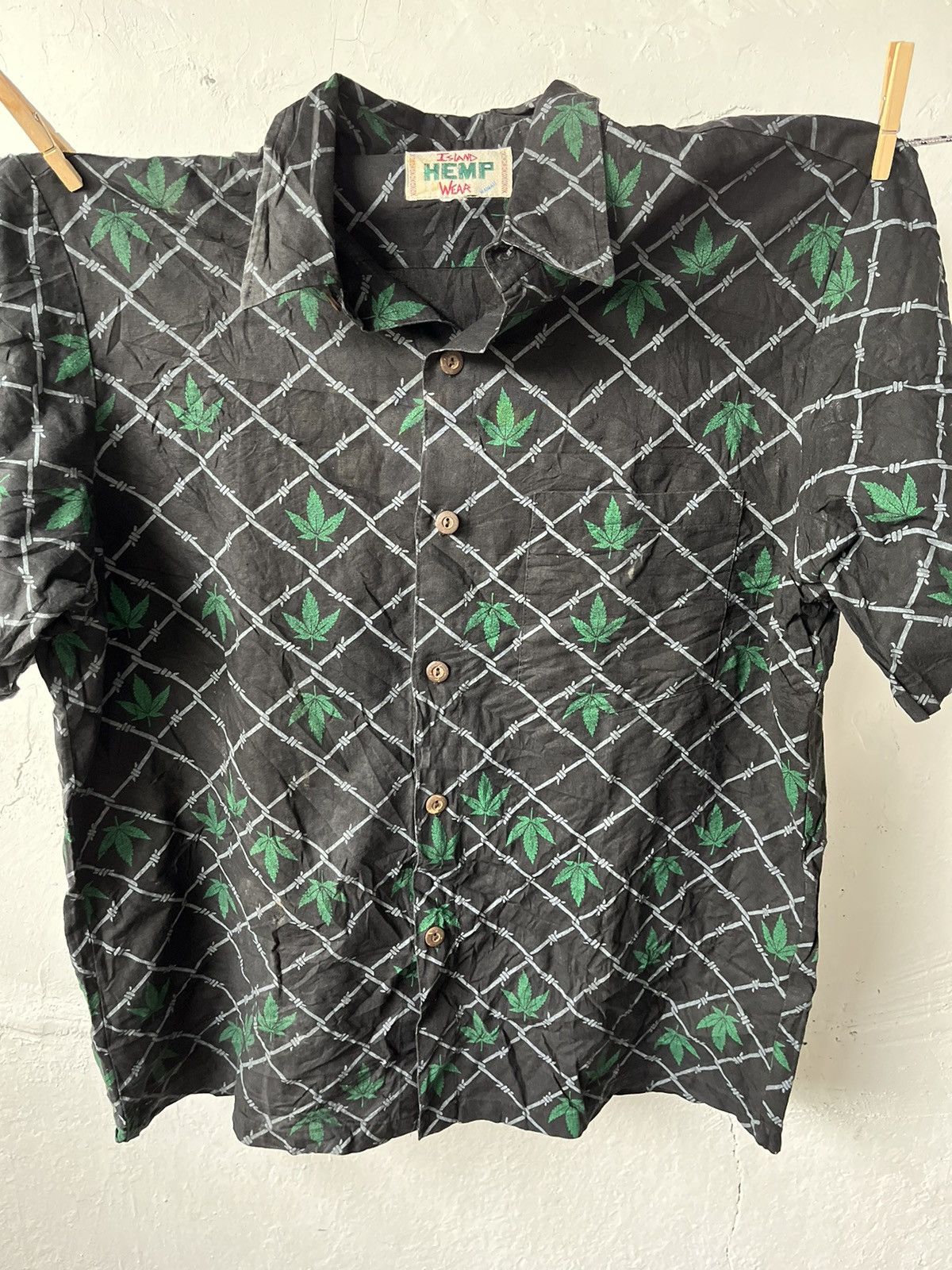 Designer × Vintage Hawaiin Shirt Hemp Size US L / EU 52-54 / 3 - 2 Thumbnail