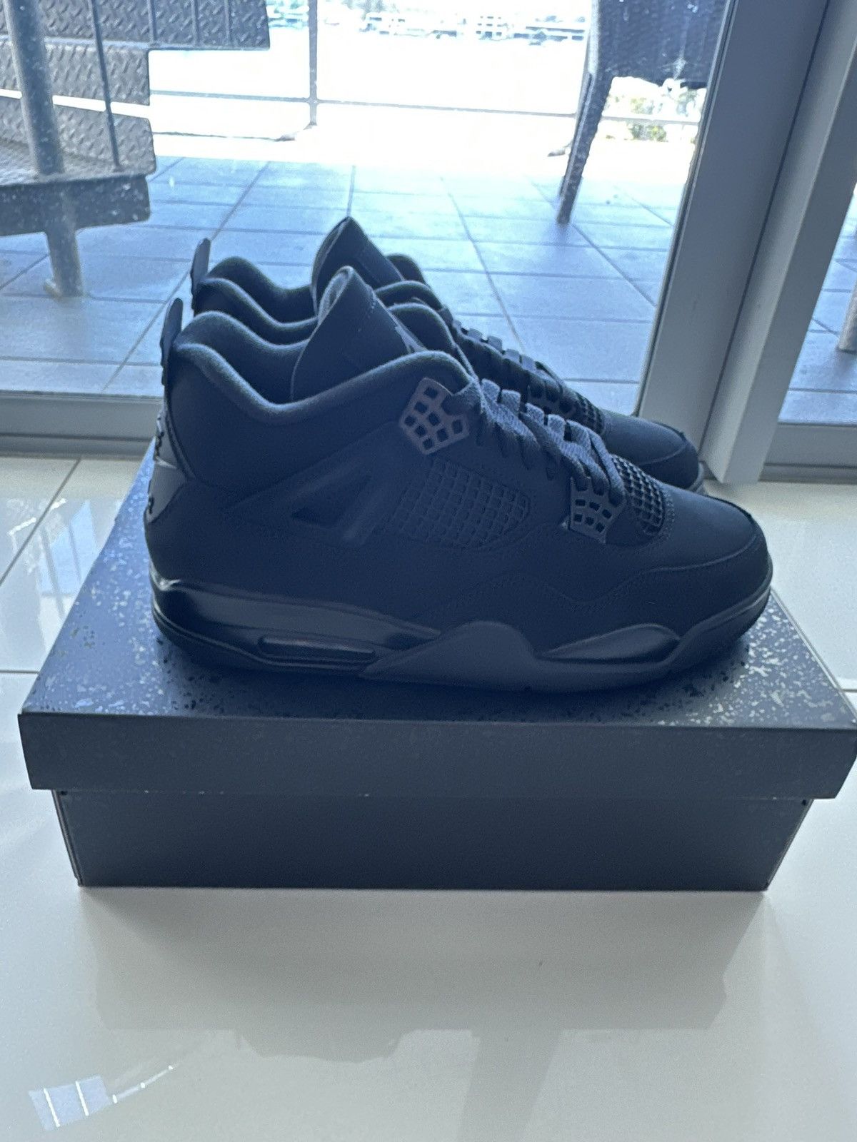 Jordan Brand J4 black cat Size US 10 / EU 43 - 4 Thumbnail