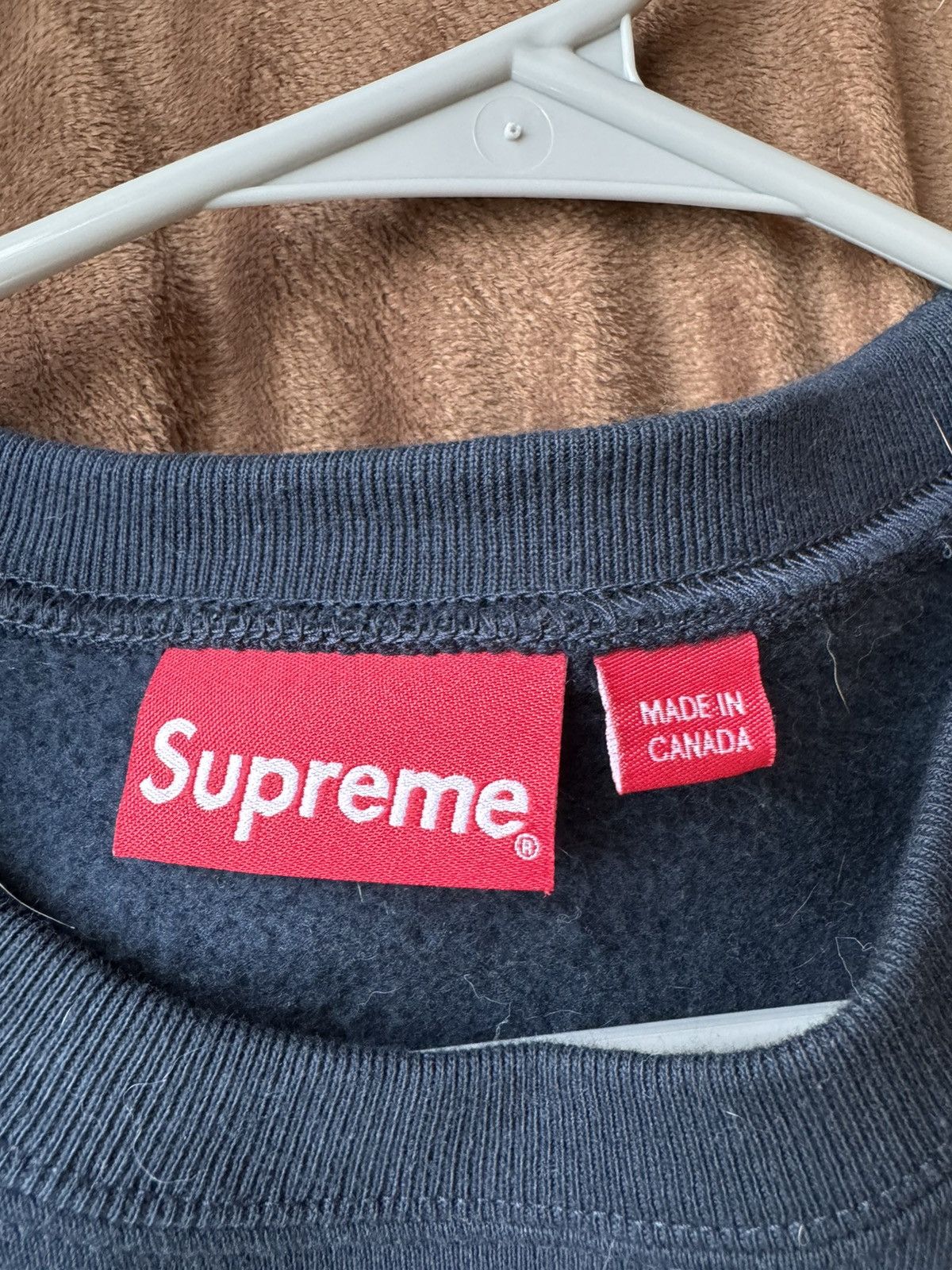 Supreme Supreme Navy Blue Sweater Size US M / EU 48-50 / 2 - 5 Thumbnail