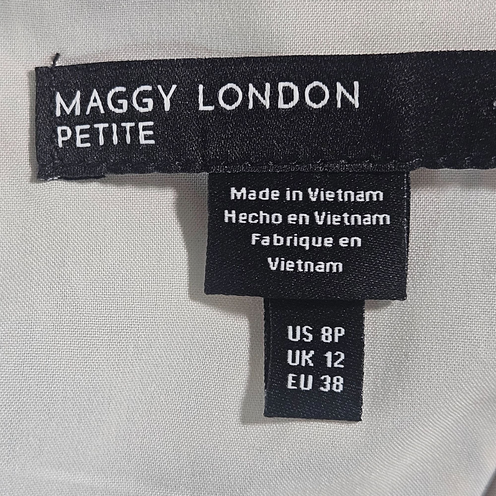MAGGY LONDON Maggy London Woman Floral Scarf Print Asymmetric Dress 8P Bo Size M / US 6-8 / IT 42-44 - 8 Thumbnail