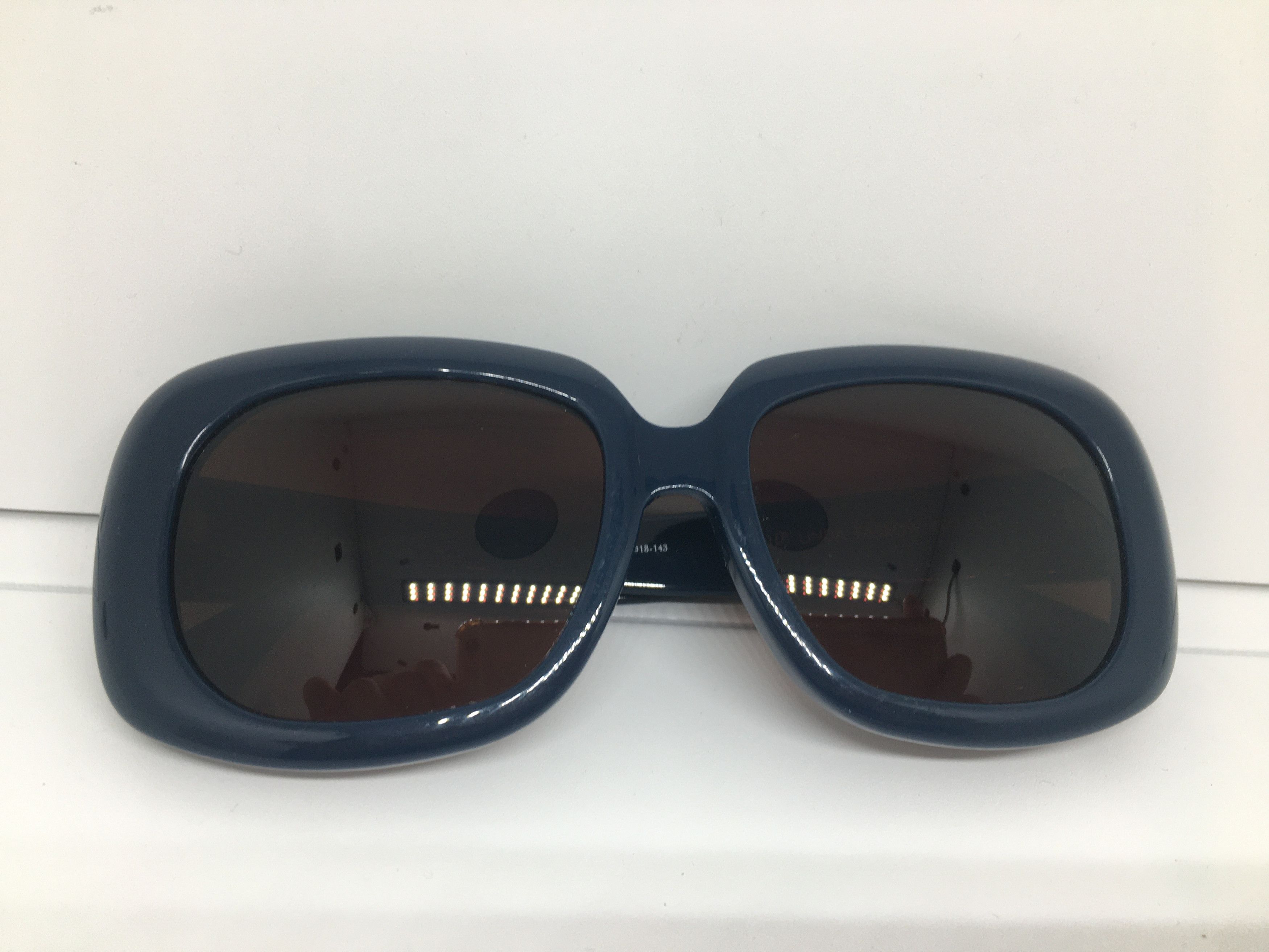Dries Van Noten Dries Van Noten DVN75/9 Navy Blue Sunglasses Frame Size ONE SIZE - 7 Thumbnail