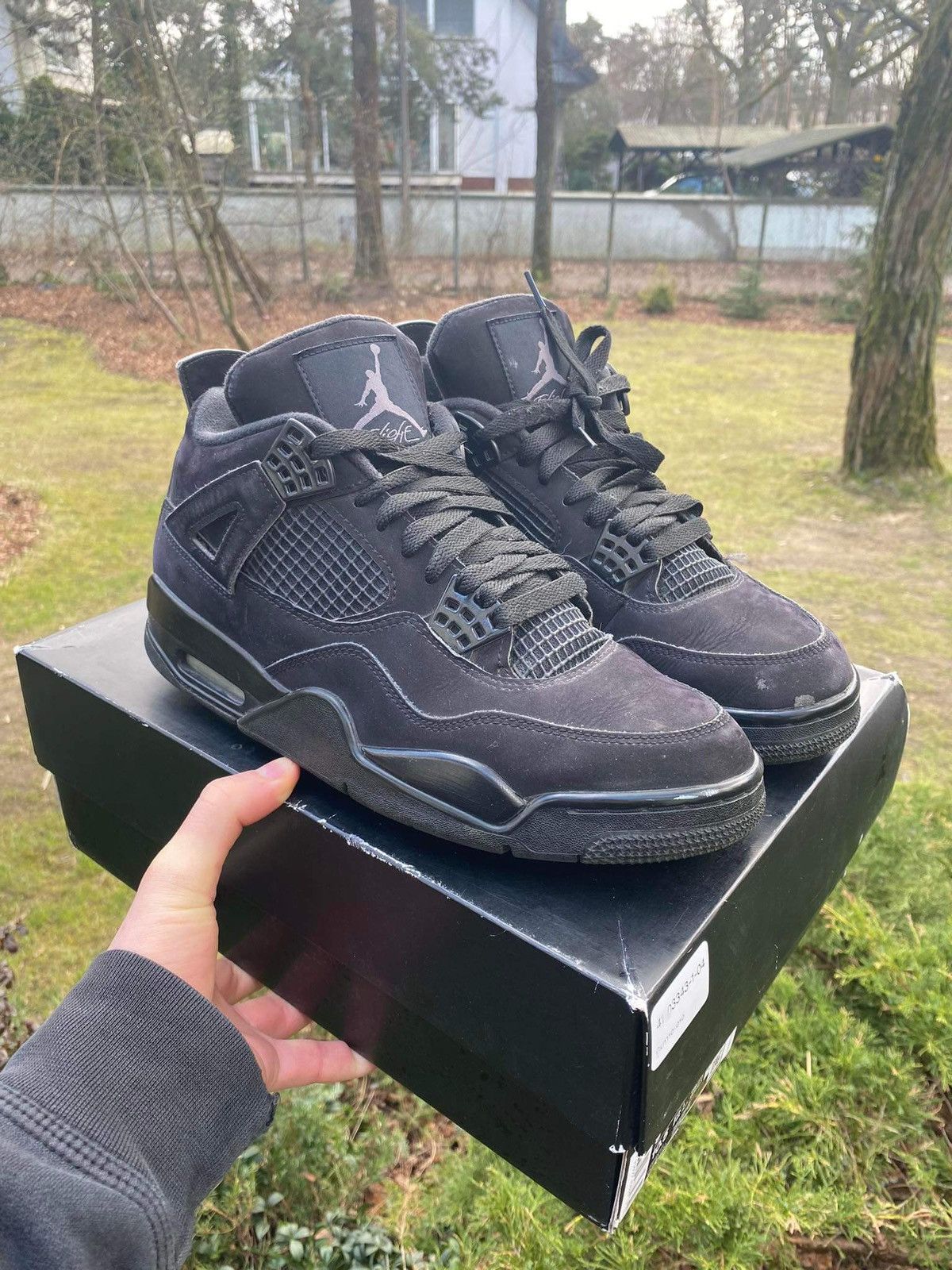 image of Jordan Nike Air Jordan 4 Black Cat Shoes, Men's (Size 9)