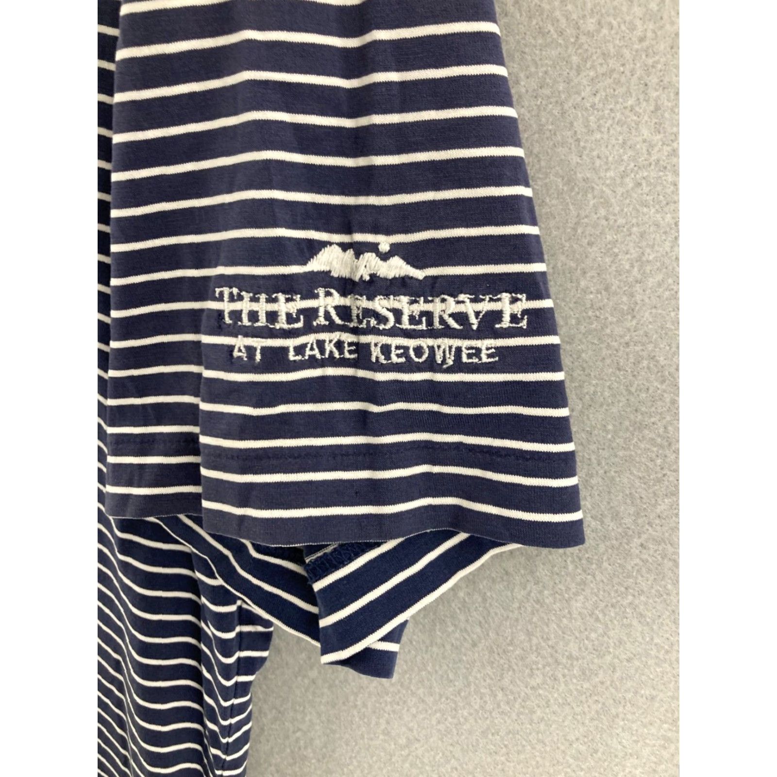 Polo Ralph Lauren Polo Ralph Lauren Shirt Mens Medium Blue Striped Short Sleeve Casual Adult Size US M / EU 48-50 / 2 - 7 Thumbnail