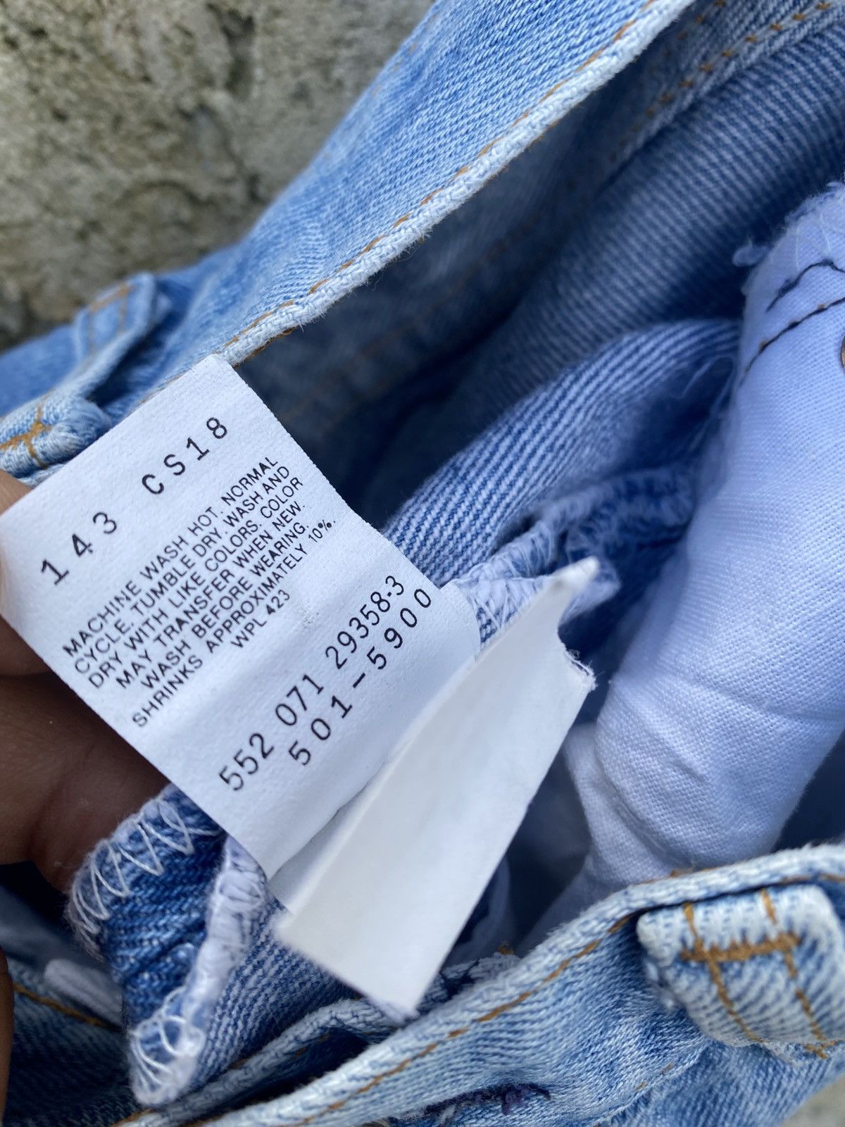 Levi's 501 StoneWashed Vintage Jeans Size US 29 - 9 Thumbnail