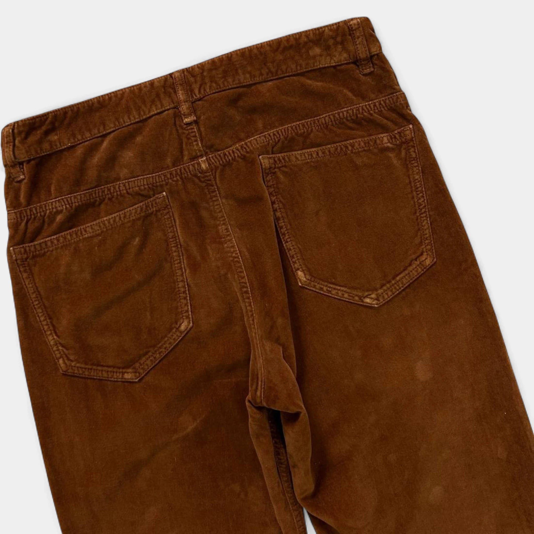 Prada Prada Brown Denim Pants Size US 27 - 6 Thumbnail