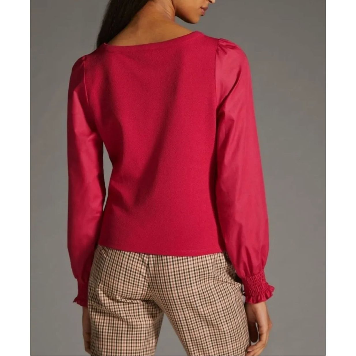 Anthropologie Anthropologie Structured Long Sleeve Top Size medium Size M / US 6-8 / IT 42-44 - 2 Thumbnail