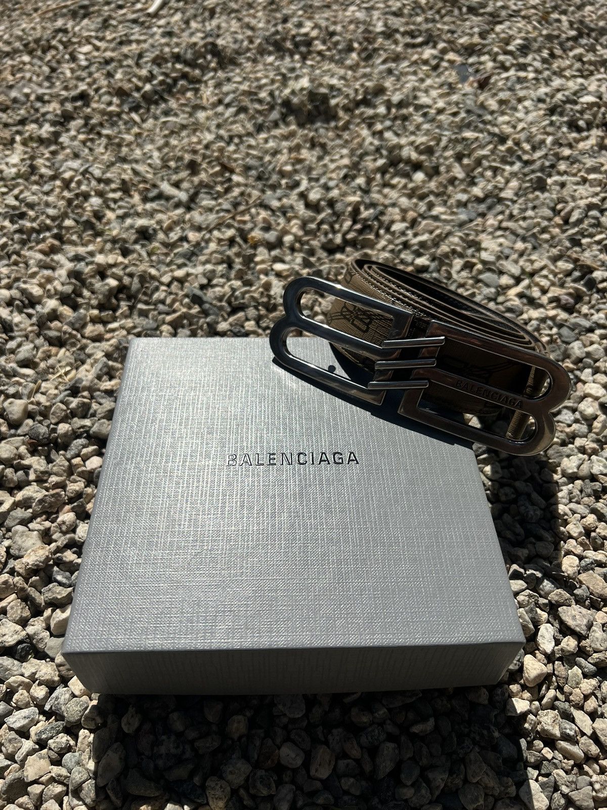 Balenciaga BB Balenciaga Belt Size 34 - 1 Thumbnail