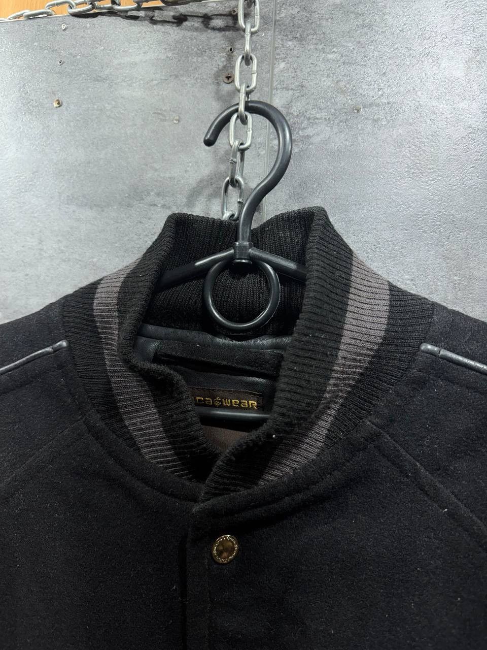 Other Rocawear Bomber Rare Jacket Black Wool Y2K Varsity Biker Size US XL / EU 56 / 4 - 5 Thumbnail