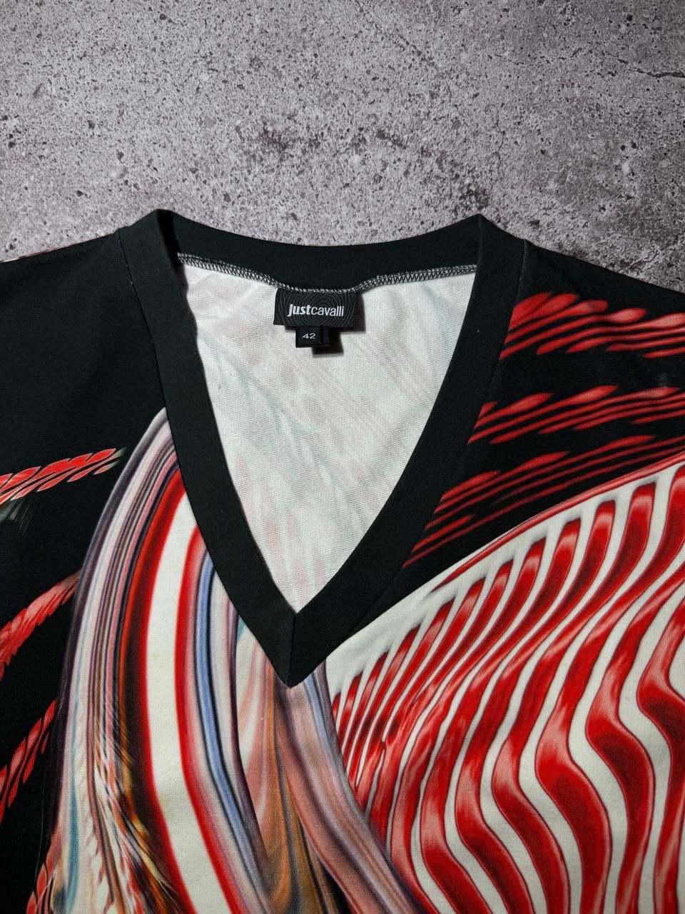 Just Cavalli Just Cavalli Woman’s Designer V-Neck Top IT42 Size L / US 10 / IT 46 - 8 Thumbnail