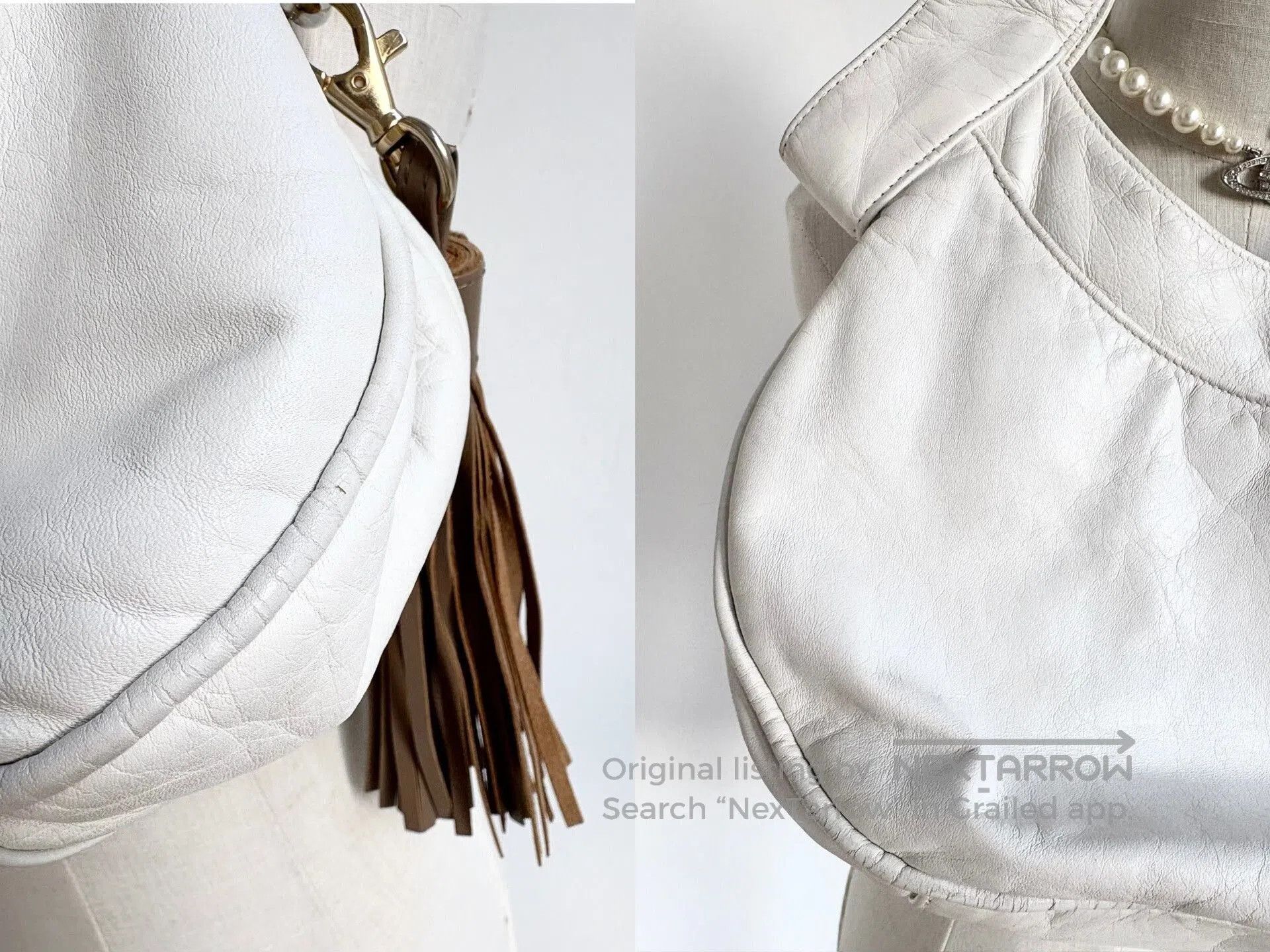 Vivienne Westwood Vivienne Westwood White Fringe Bag. Size ONE SIZE - 5 Thumbnail