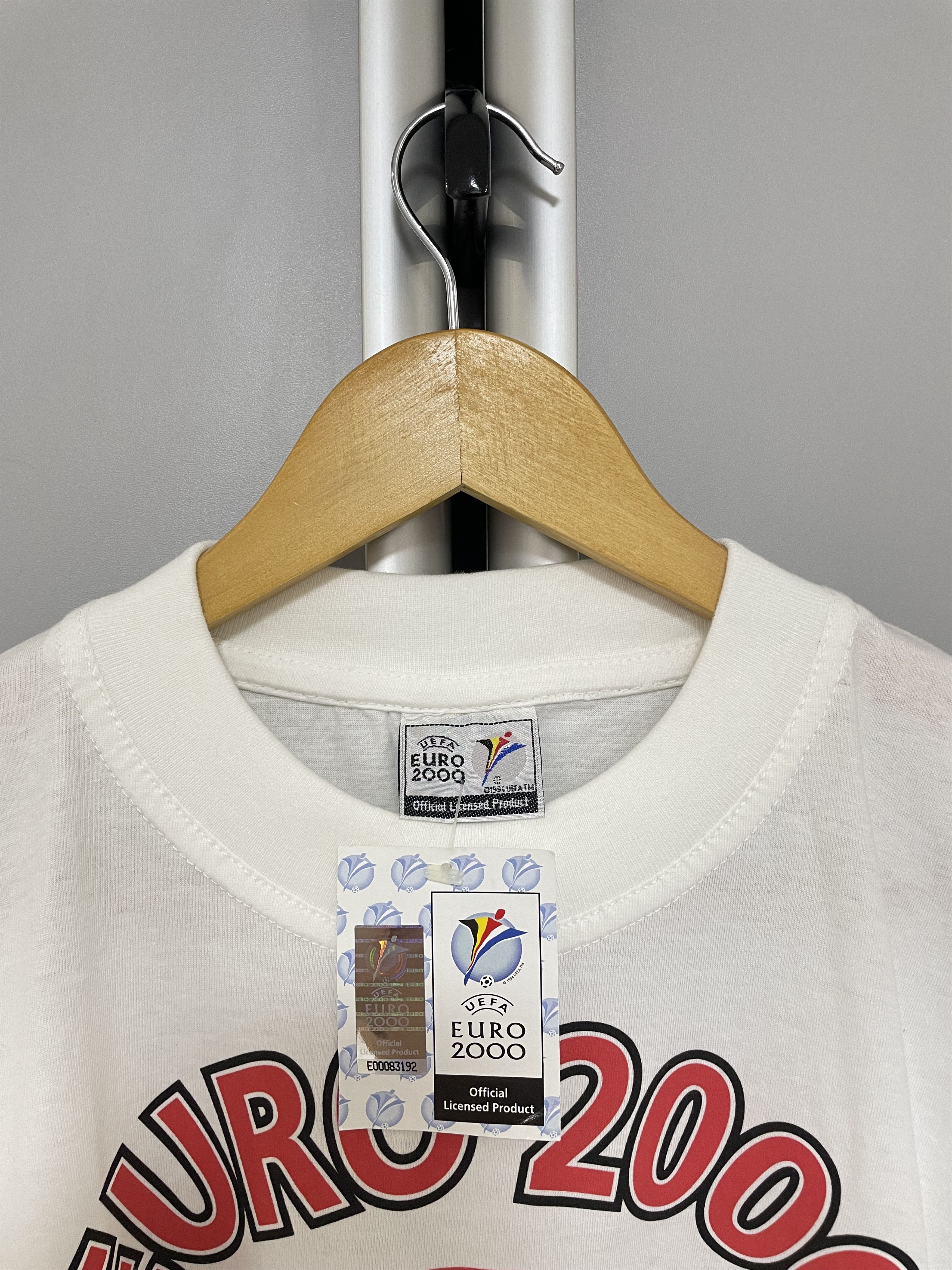 Vintage EURO 2000 UEFA Vintage T-Shirt Tee Soccer Football Rare 1994 Size US XL / EU 56 / 4 - 6 Thumbnail