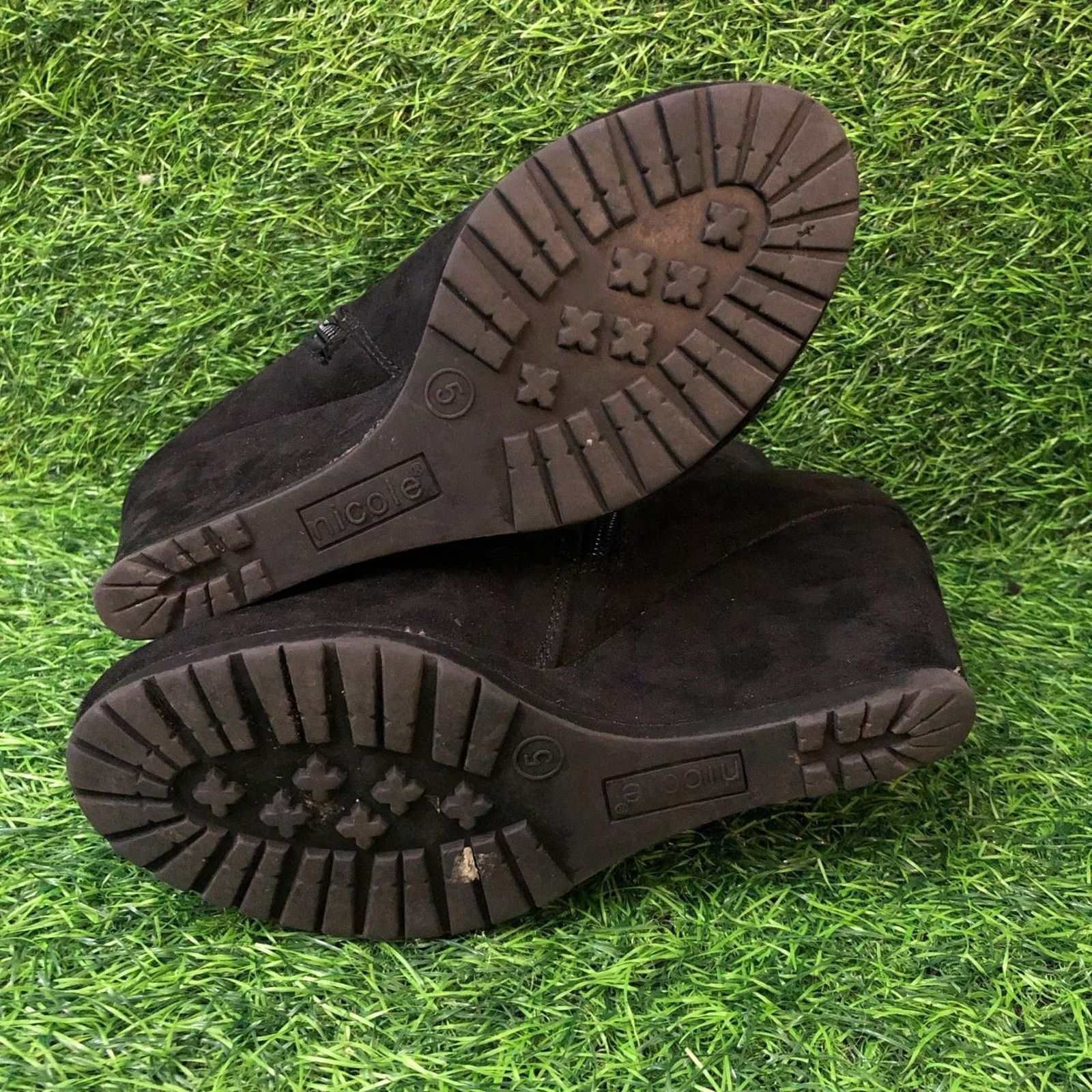 Other Women’s Black Nicole Ankle Booties Size US 5 / IT 35 - 5 Thumbnail