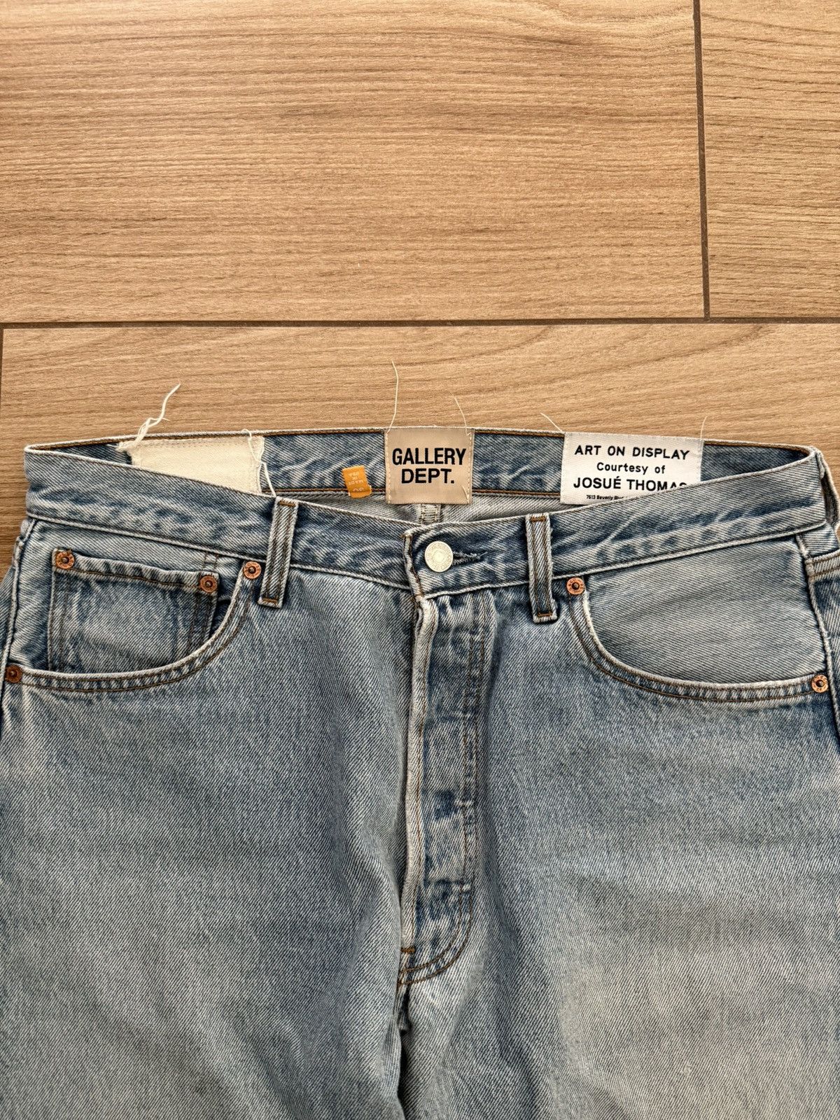 Gallery Dept. Gallery Department Distressed Denim Size US 30 / EU 46 - 2 Thumbnail