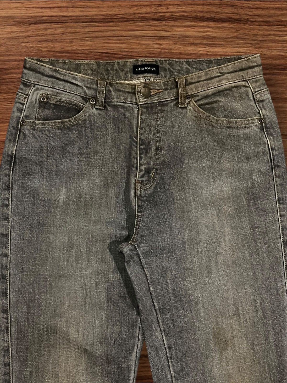 Hysteric Glamour × Japanese Brand Vintage Japanese Brand Daily Topic Grunge Style Flare Jeans Size 28" / US 6 / IT 42 - 4 Thumbnail