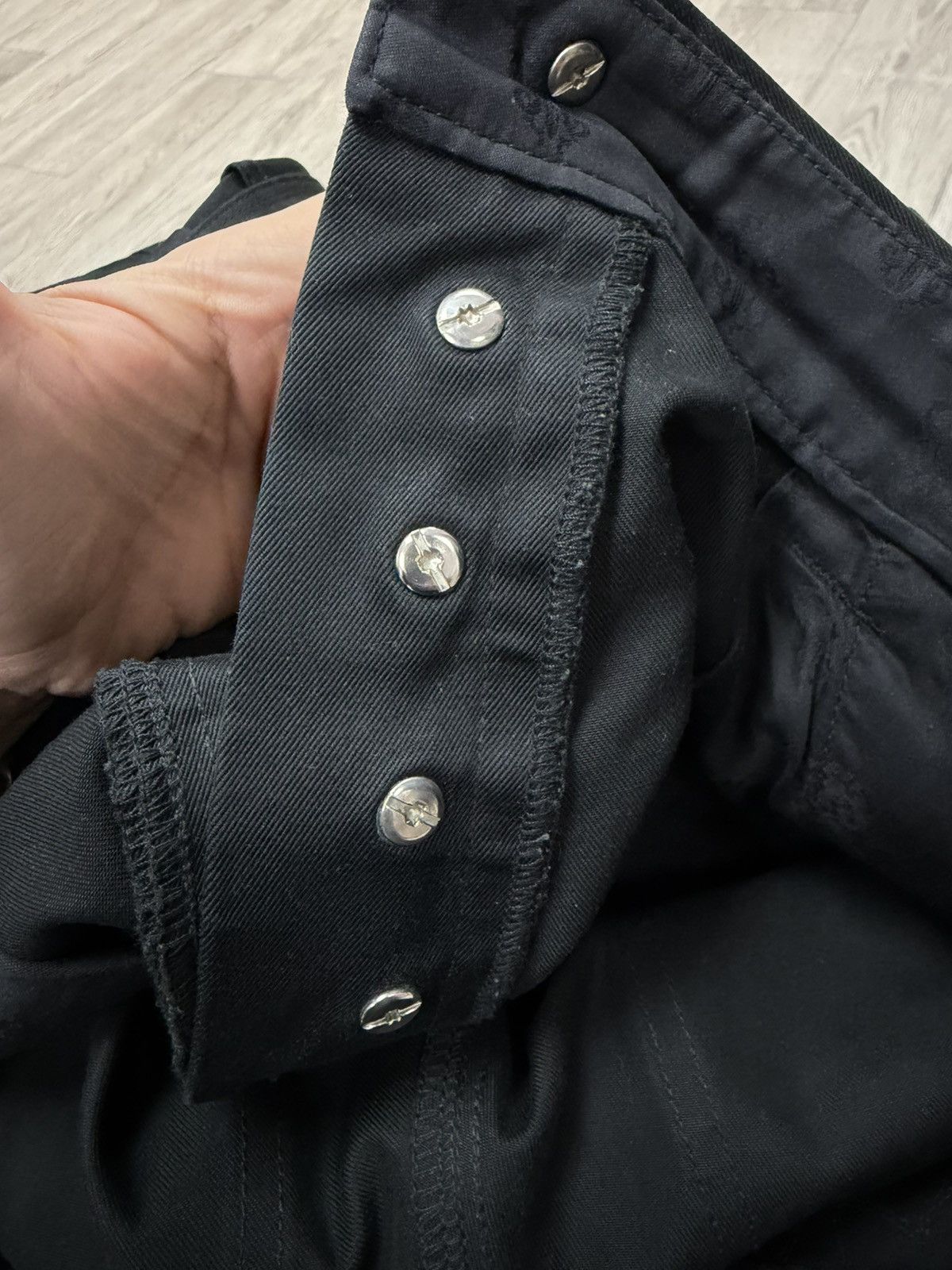 Chrome Hearts Chrome Hearts Black Leopard Patch Jeans Size US 31 - 6 Thumbnail