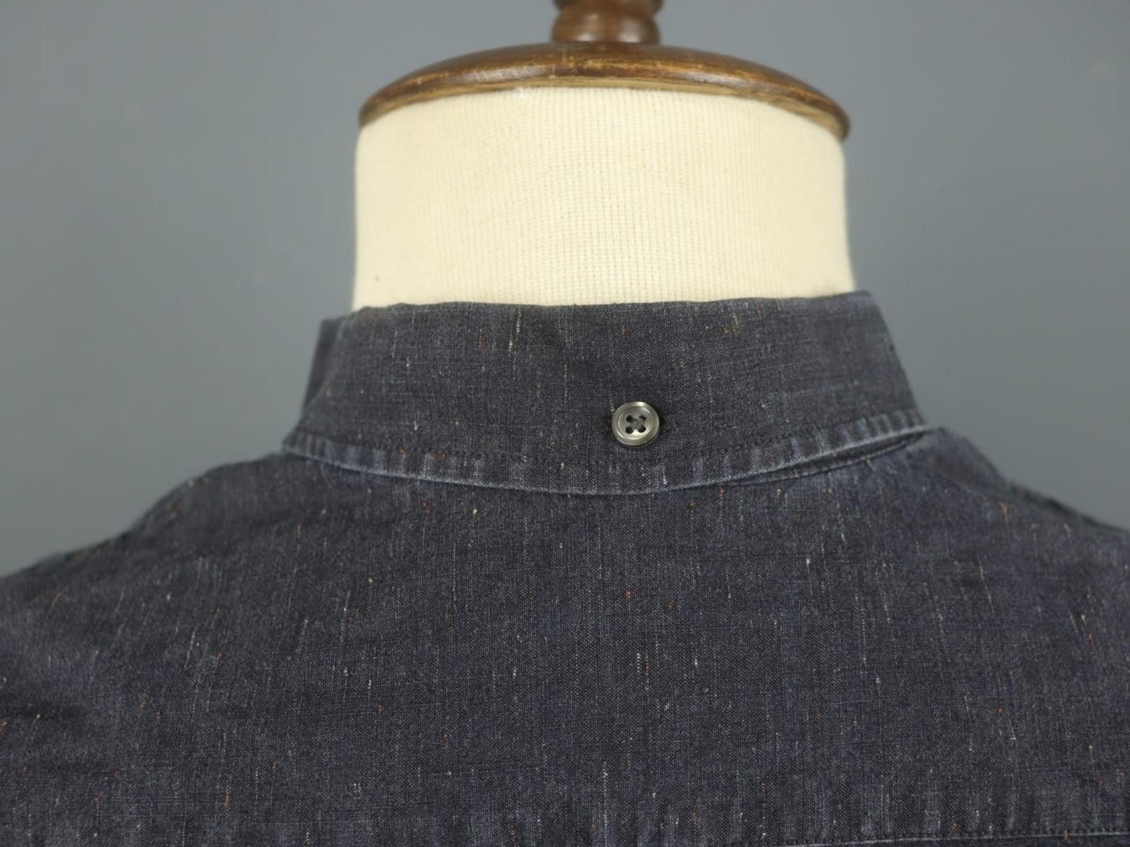 J.Lindeberg J.Lindeberg Black Cotton Collared Slim Fit Shirt Size S Size US S / EU 44-46 / 1 - 8 Thumbnail