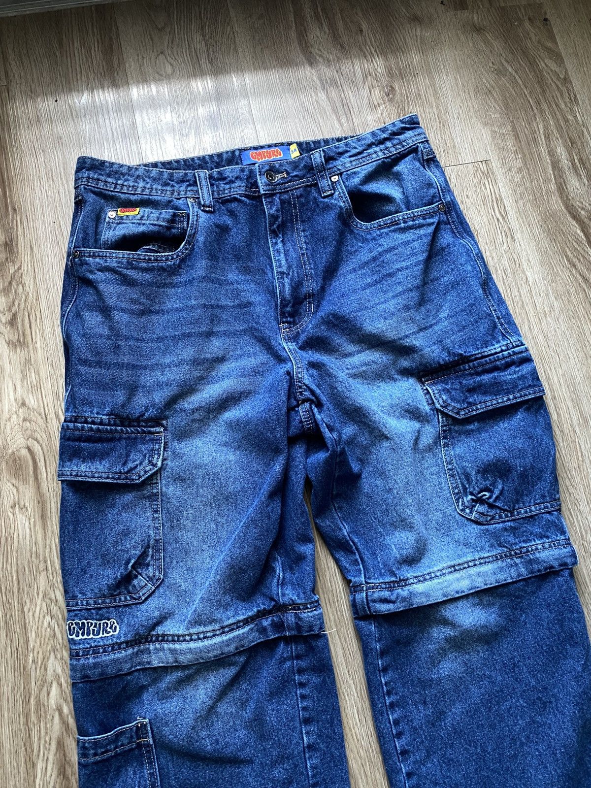 Empyre Empyre Baggy Cargo Skater Denim Jeans Size US 34 / EU 50 - 4 Thumbnail