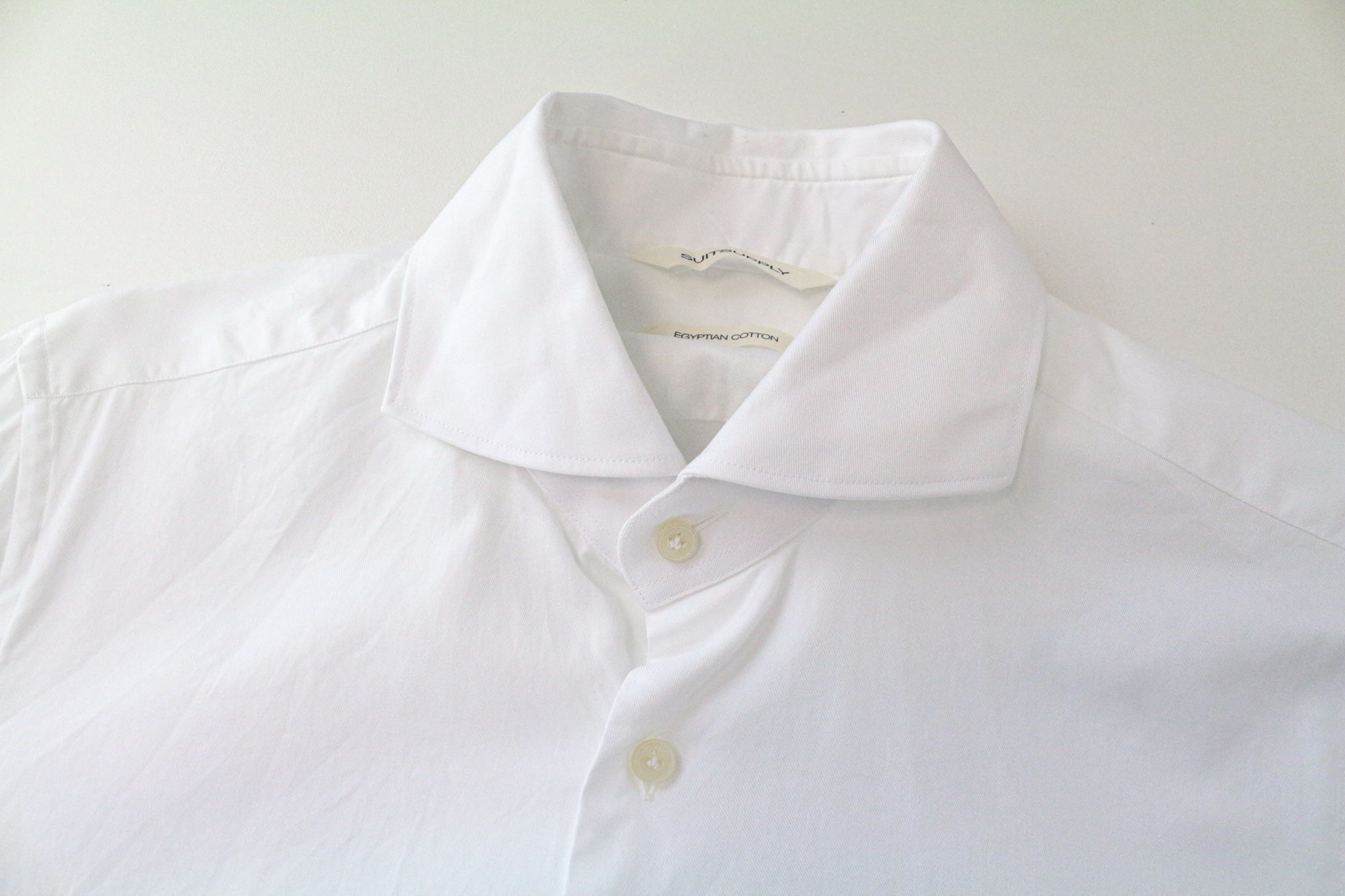 Suitsupply 38/15 Extra Slim White Cotton Shirt 79477 Size 38R - 3 Thumbnail