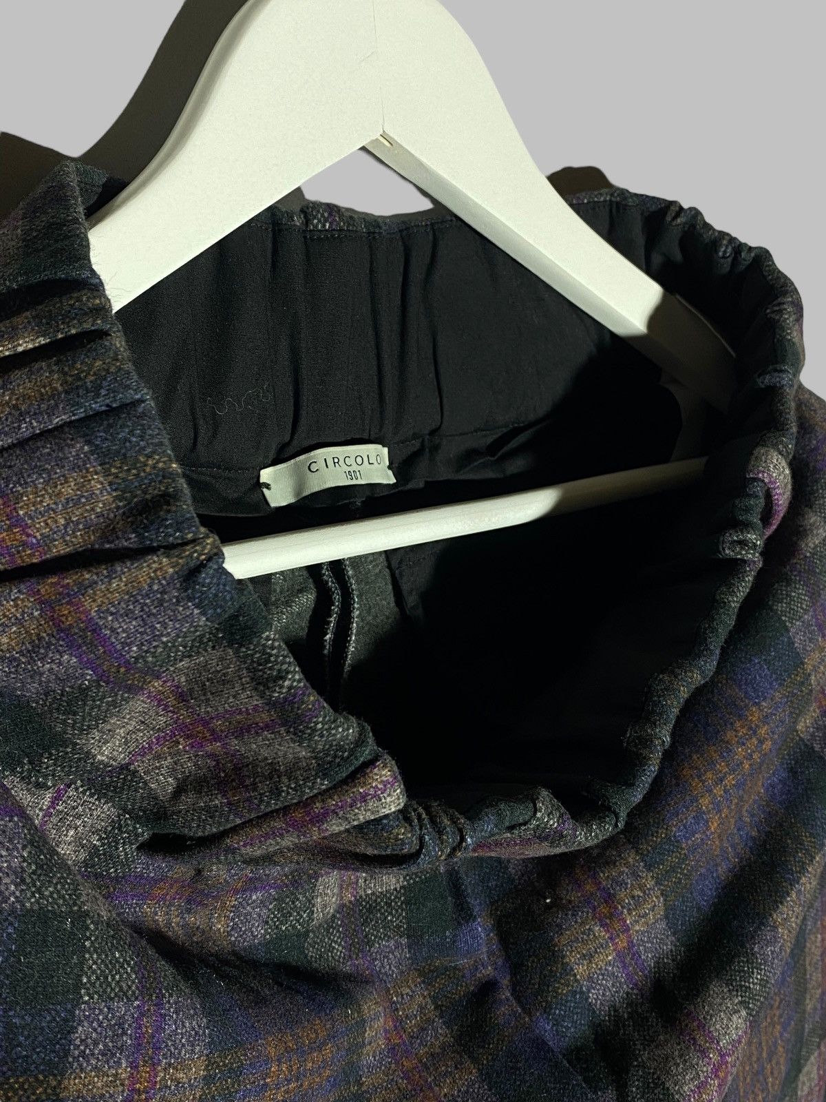 Circolo 1901 Circolo 1901 Tartan Check Women’s Straight Cropped Pants Size 27" / US 4 / IT 40 - 13 Thumbnail