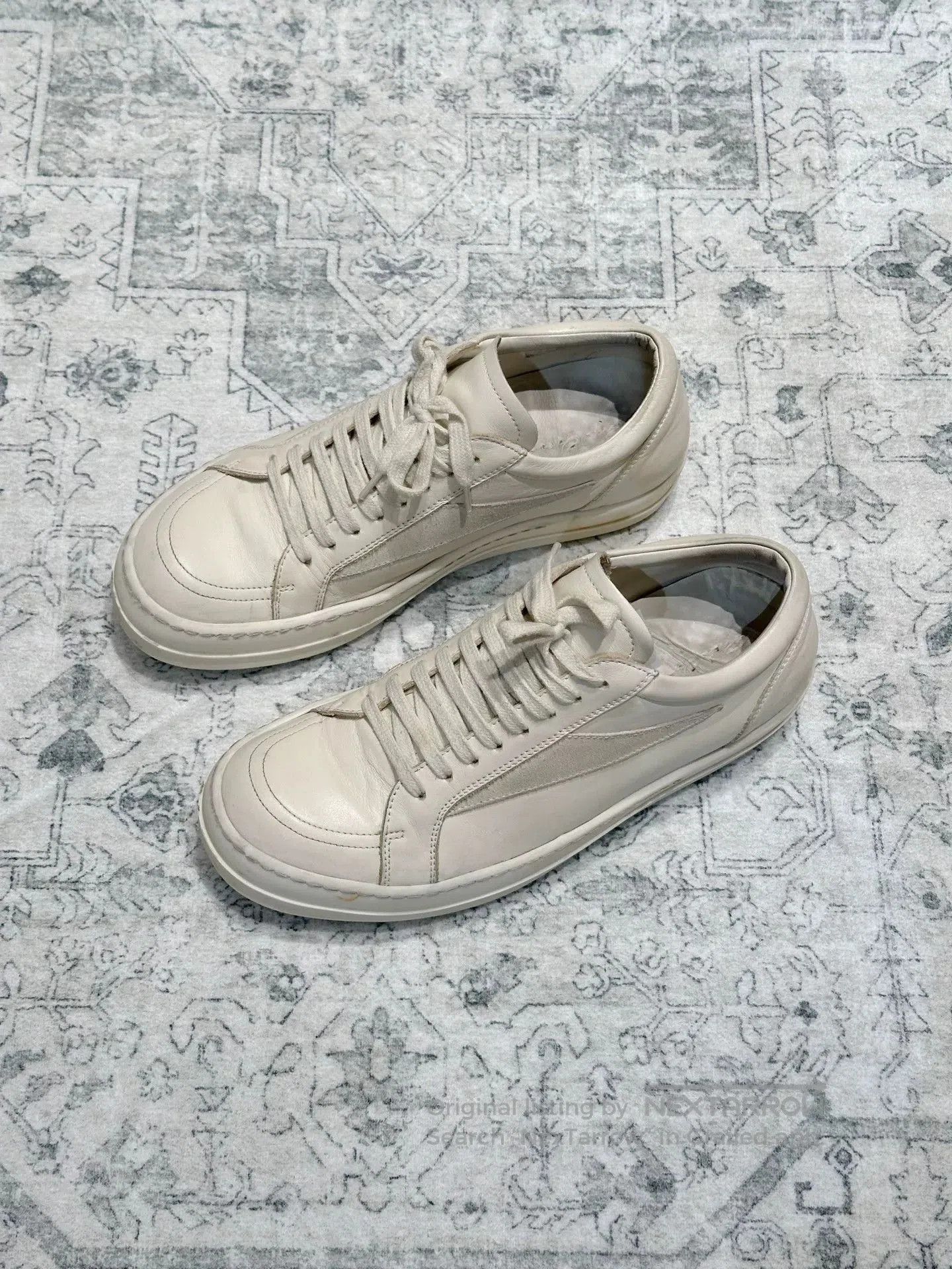 Rick Owens Rick Owens Low-Top White Shoes. Size US 8 / EU 41 - 3 Thumbnail