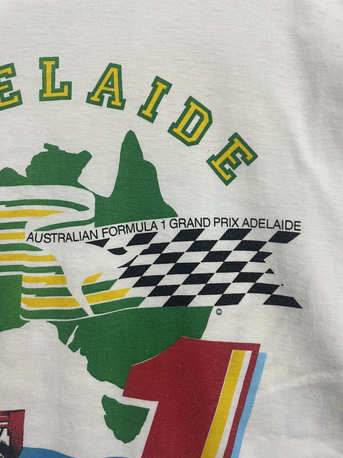 Vintage Vintage 80s Australian Grand Prix Formula 1 T-Shirt Size US L / EU 52-54 / 3 - 6 Thumbnail