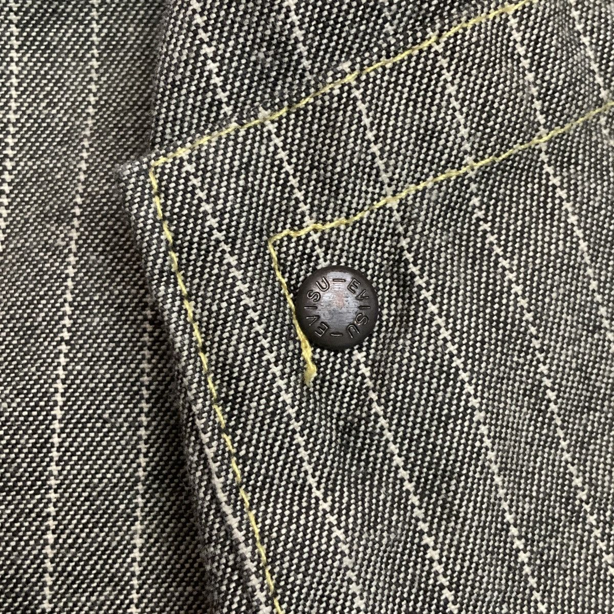 Evisu EVISU DELUXE STRIPED DENIM BLAZER Size US L / EU 52-54 / 3 - 11 Thumbnail