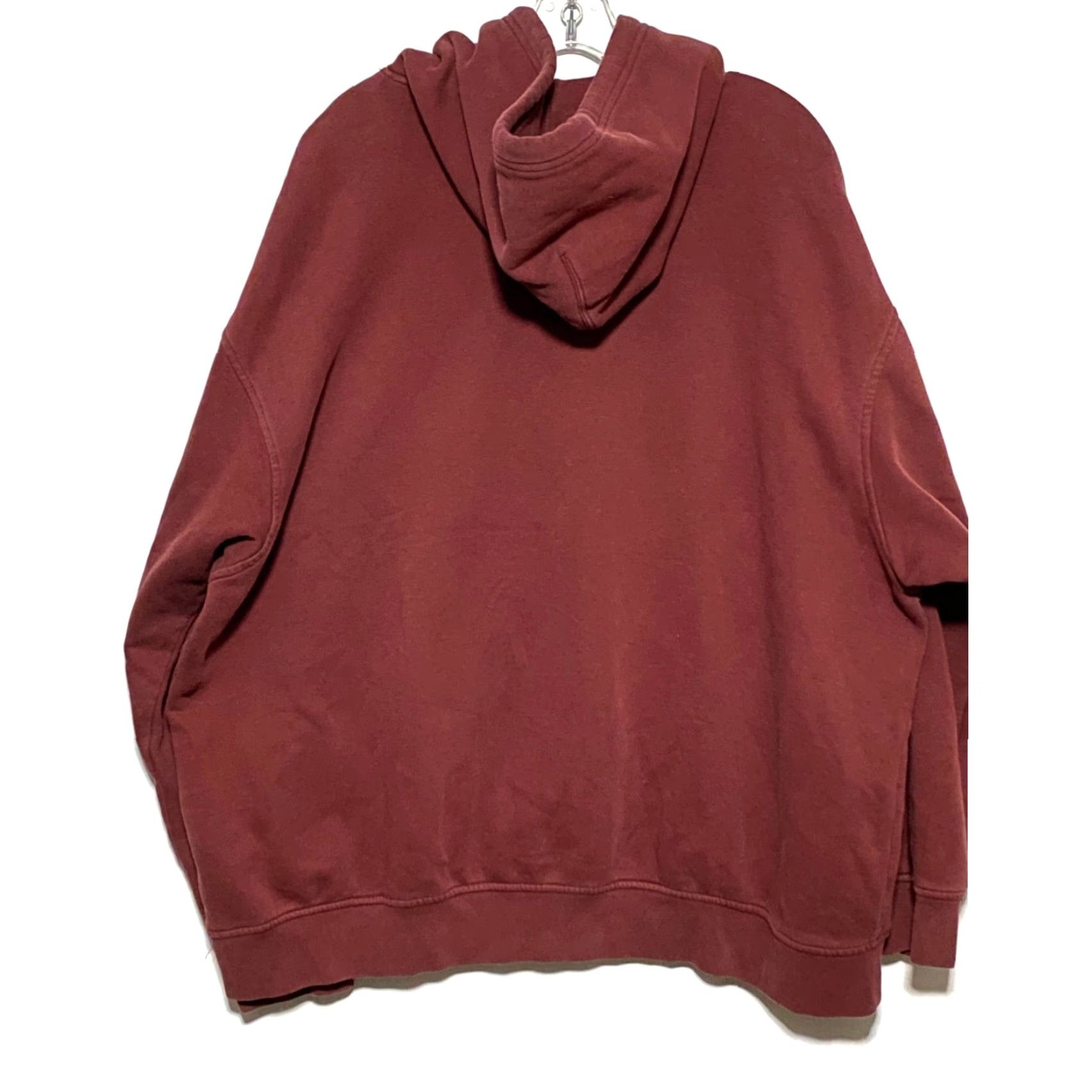 Levi's VINTAGE Levi's Relaxed Hoodie Mens 2XL Spell Out Logo Maroon Hoodie Mens XXL Pullovers Casual Classic Comfort Y2K Size US XXL / EU 58 / 5 - 2 Thumbnail