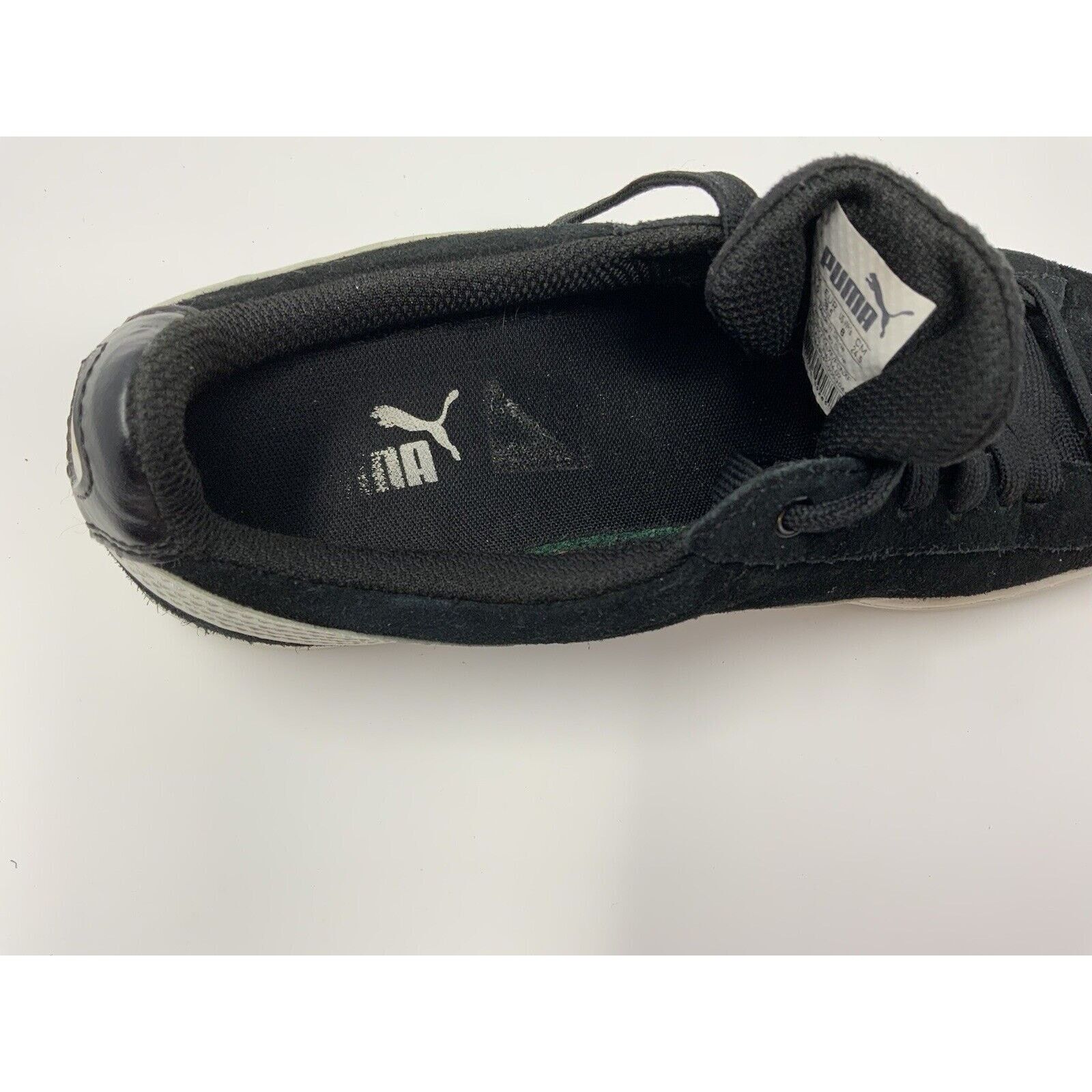 Puma Puma Vikky Suede Black Womens US Size 8.5 Sneakers Size US 8.5 / IT 38.5 - 3 Thumbnail