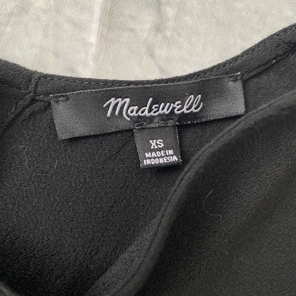 Madewell Madewell women XS short sleeve button back mini shift dress Size XS / US 0-2 / IT 36-38 - 5 Thumbnail