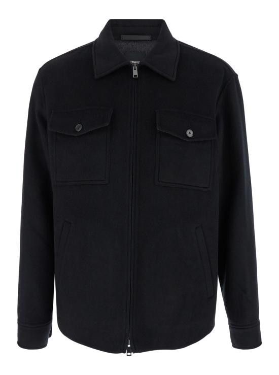 Theory THEORY Men Jacket N08714231KV Black Size US L / EU 52-54 / 3 - 1 Thumbnail