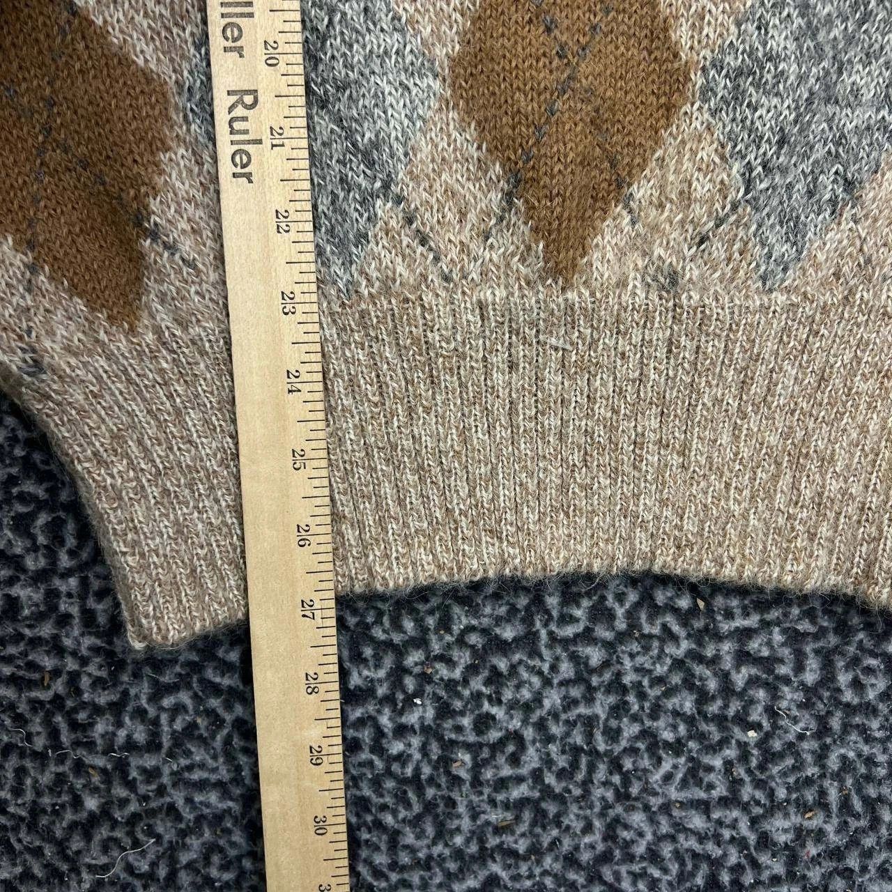 Lyle & Scott Vintage Lyle & Scott Sweater 40 Argyle Peruvian Alpaca Size US M / EU 48-50 / 2 - 4 Thumbnail