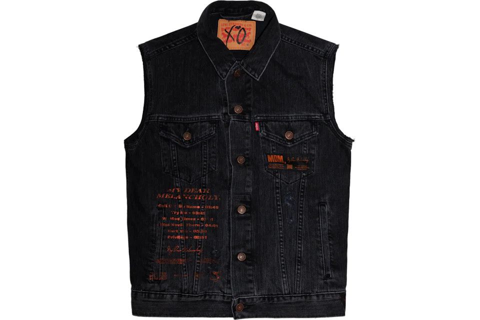 Levi's × The Weeknd The Weeknd x Levi's Privilege My Dear Melancholy Denim Vest Size US XL / EU 56 / 4 - 3 Thumbnail