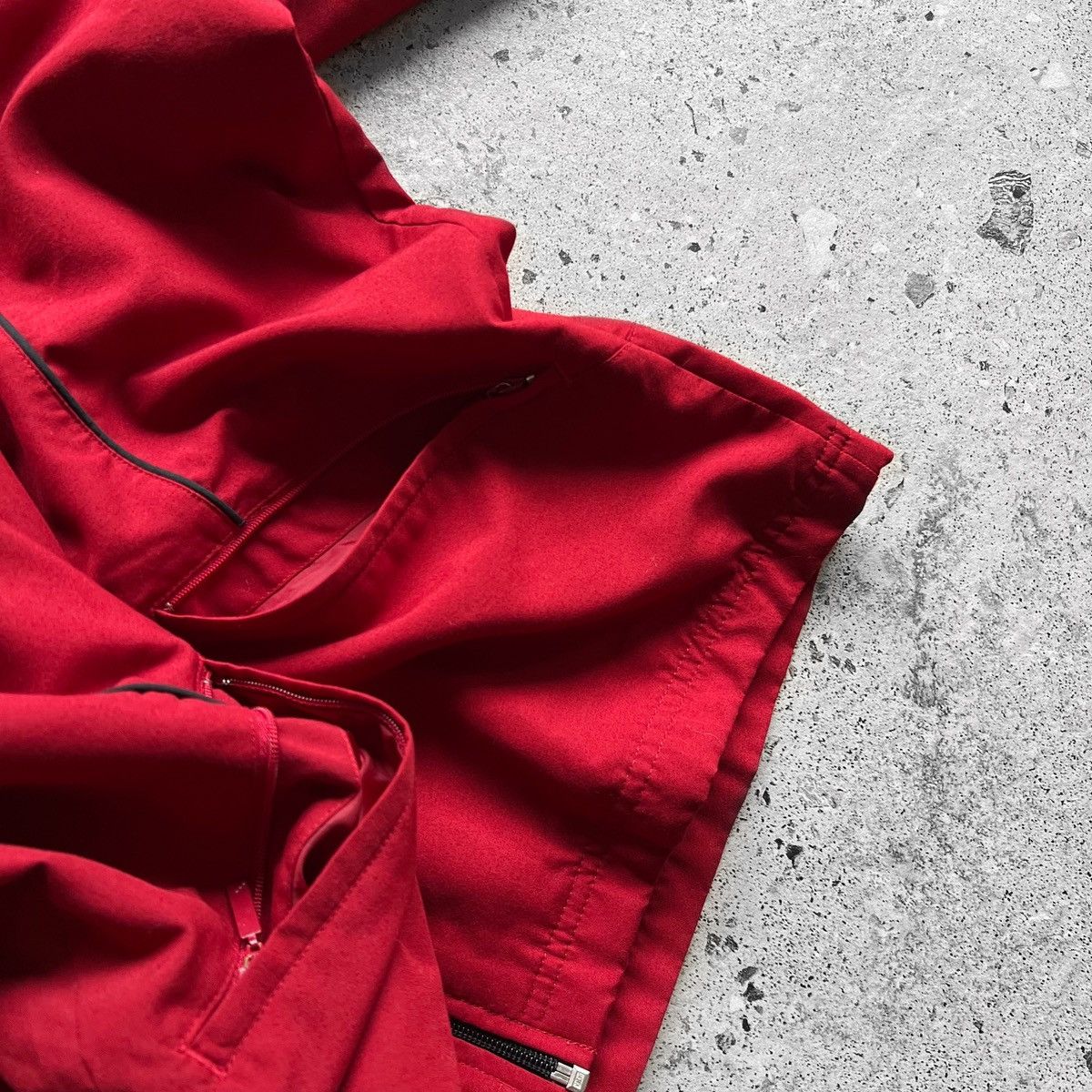 Adidas × Vintage Adidas Womens Vintage Red Full Zip Long Sleeve Jacket Y2K Size M / US 6-8 / IT 42-44 - 4 Thumbnail