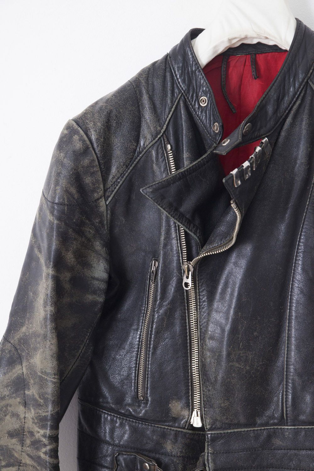 Vintage Vintage 1980's punk leather biker jacket Size US S / EU 44-46 / 1 - 2 Thumbnail