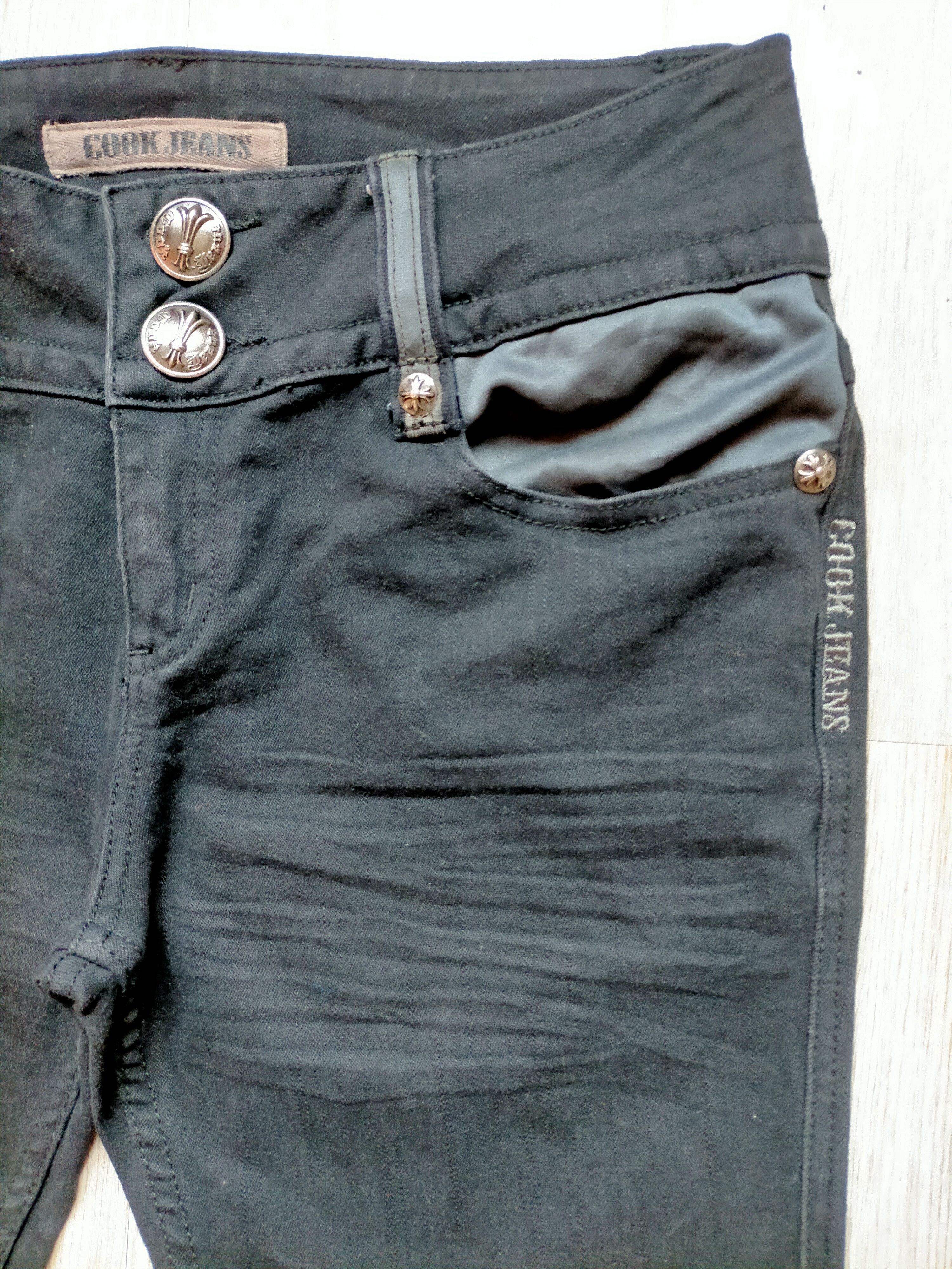 If Six Was Nine Flare Jeans Cook Jeans Chrome Hearts Style Boot cut Black Size US 30 / EU 46 - 6 Thumbnail