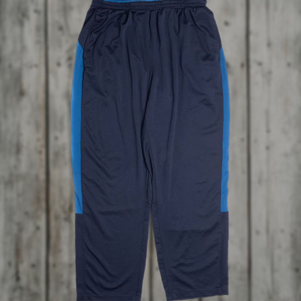Athletic Works Athletic Works Track Pants 928 Large Blue Polyester Vintage Womens Men? Size US 33 - 1 Thumbnail