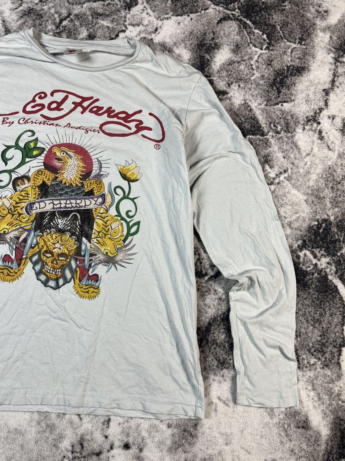 Ed Hardy Ed Hardy Tiger Skull Long Sleeve Y2K USA XL Size US XL / EU 56 / 4 - 3 Thumbnail