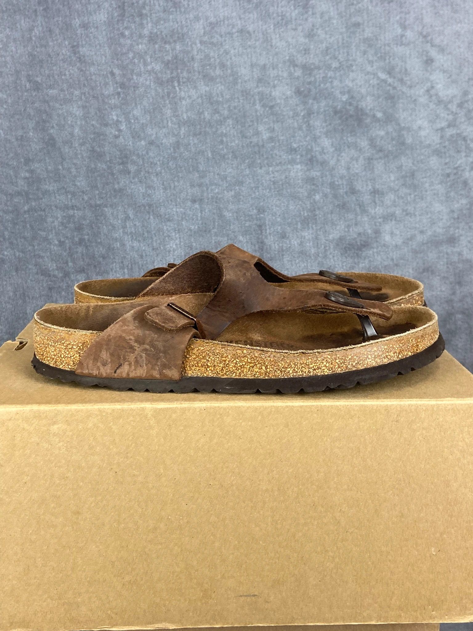 Birkenstock Birkenstock Brown Leather Sandals Size 38 Size US 5.5 / EU 38 - 5 Thumbnail