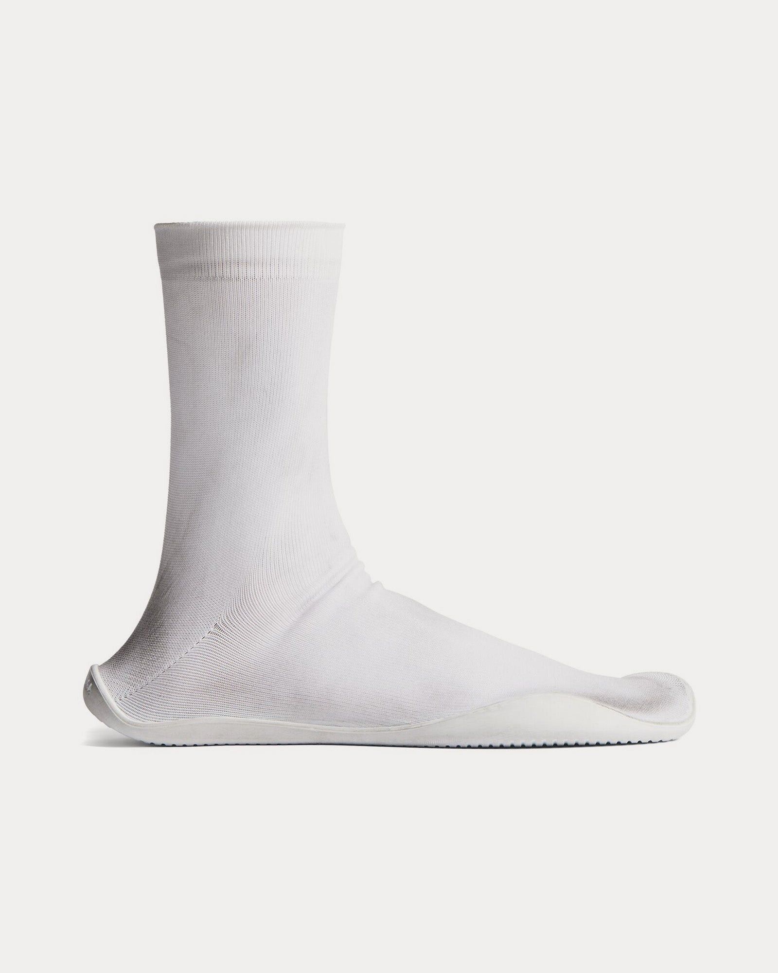 Sock Technical Knit White High Top Sneakers