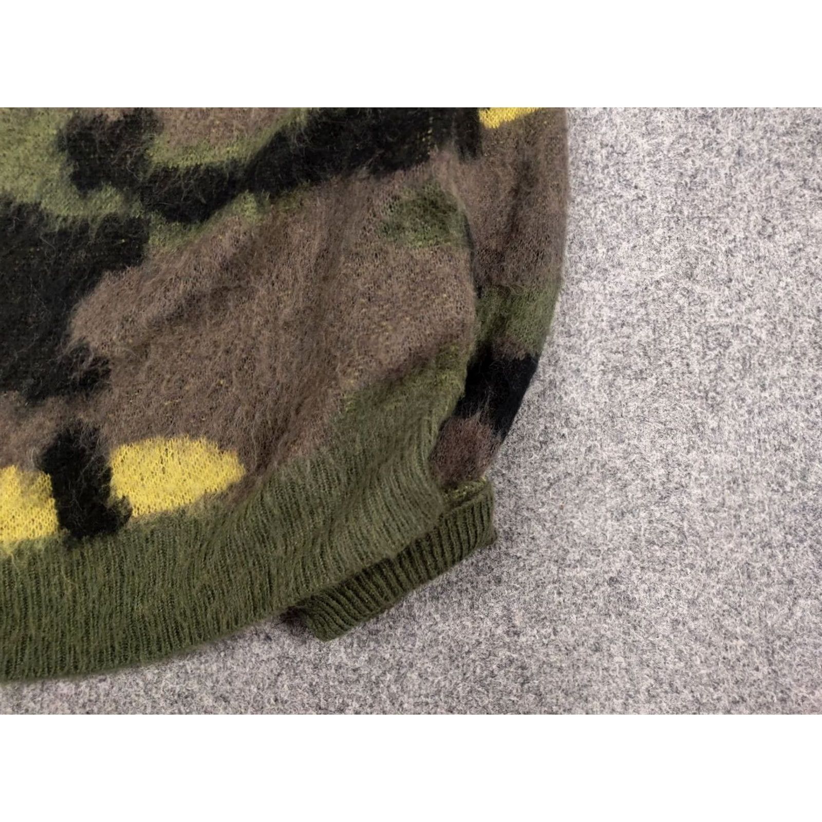 Corteiz Corteiz Mohair Blend Knit Sweater Gutta Green Camo Oversized Size US S / EU 44-46 / 1 - 7 Thumbnail