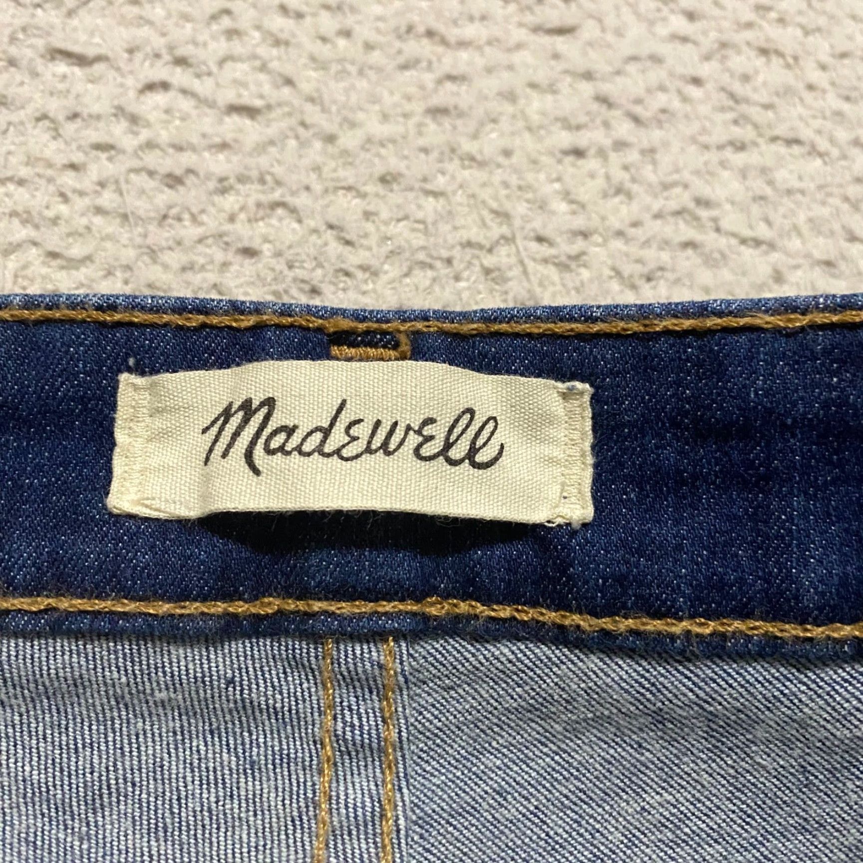 Madewell Madewell Jeans Womens 26 Blue Denim High Rise Skinny Leg Dark Wash 5-Pocket Regular Size 26" / US 2 / IT 38 - 3 Thumbnail