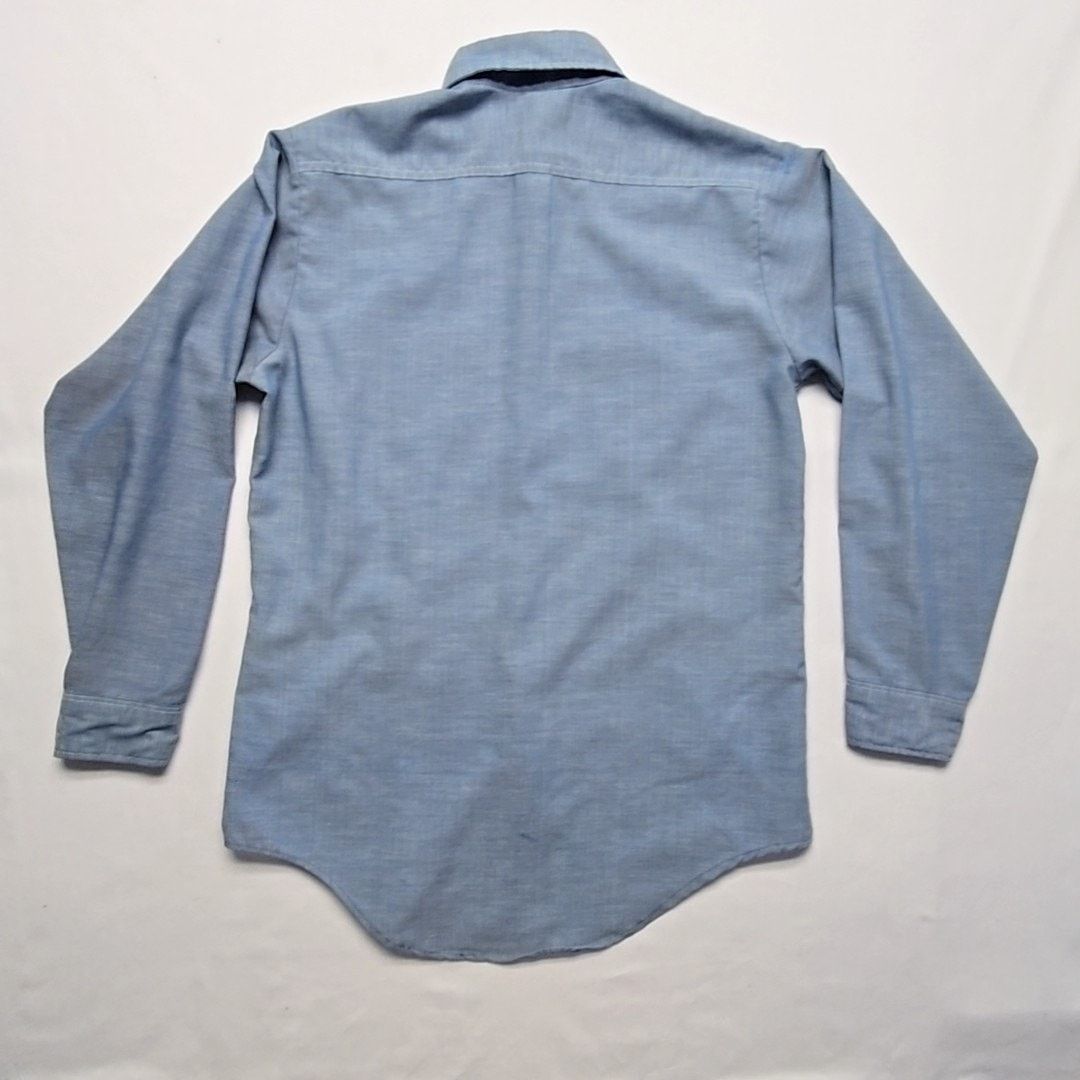 Vintage Vintage Western Embroidered Shirt Blue Cowboy L Button Up Size L / US 10 / IT 46 - 9 Thumbnail