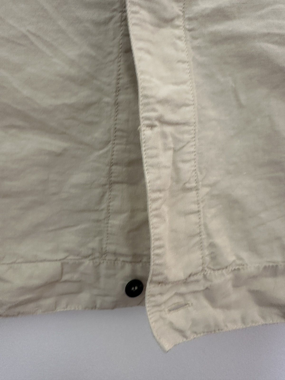 Stone Island STONE ISLAND - Cotton/Hemp short sleeve button down Size US L / EU 52-54 / 3 - 9 Thumbnail